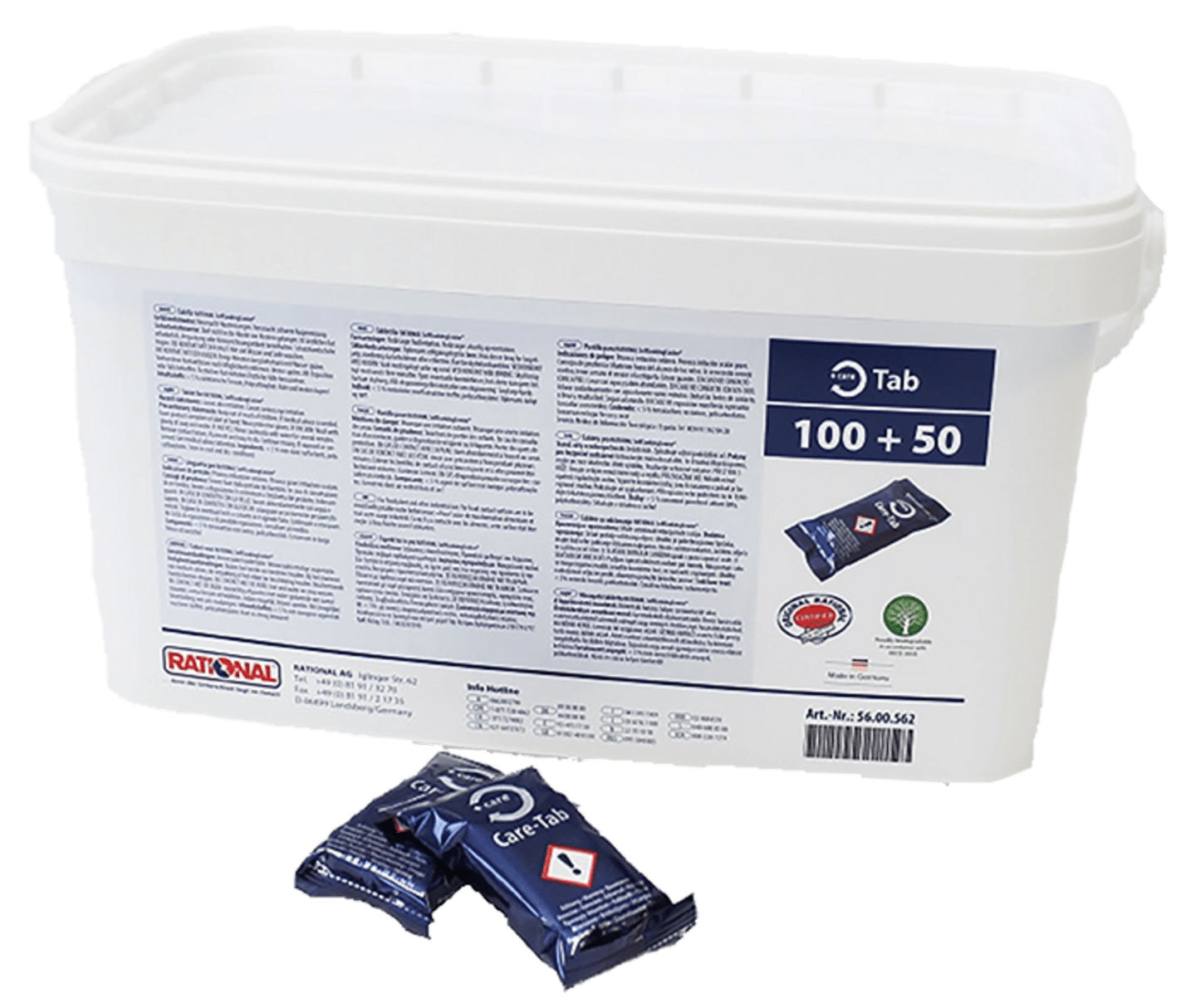 Avkalkning Care-Tabs SCC Rational 150st