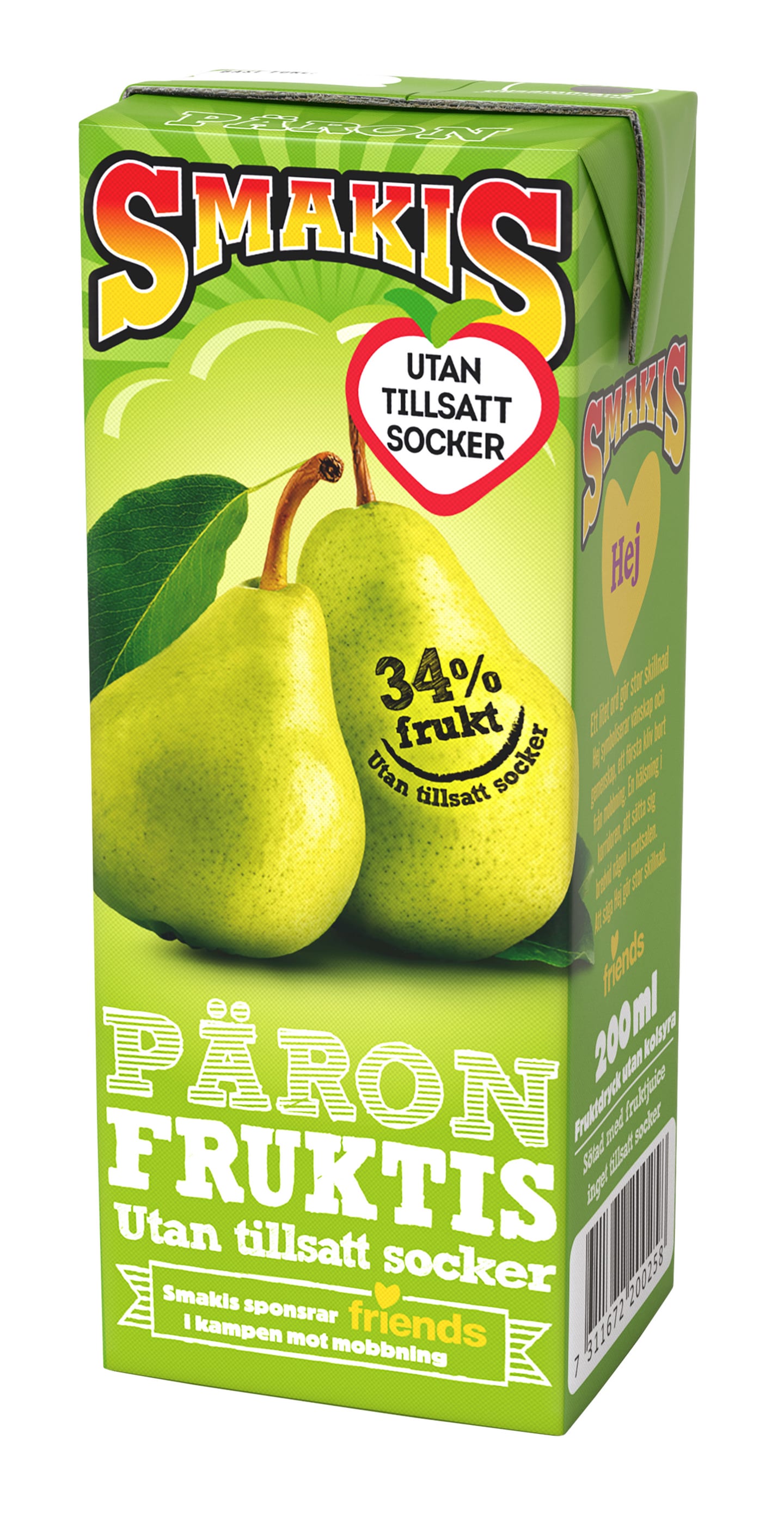 Smakis Fruktis Päron 20cl - Bild 1 av 1