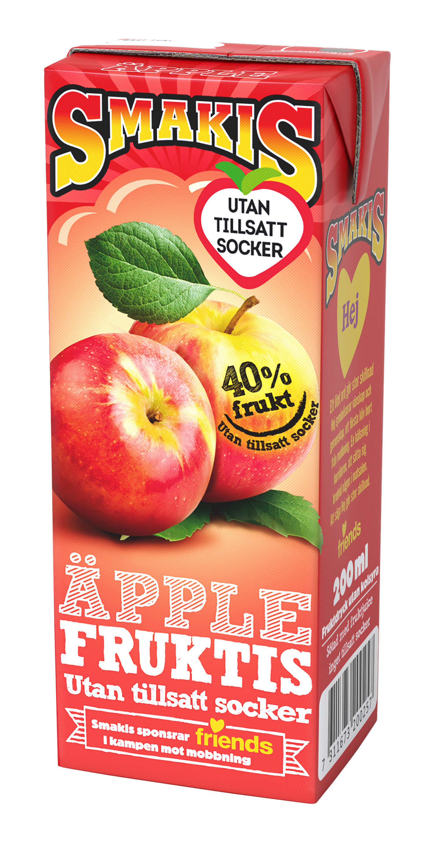 Smakis Fruktis Äpple 20cl - Bild 1 av 1