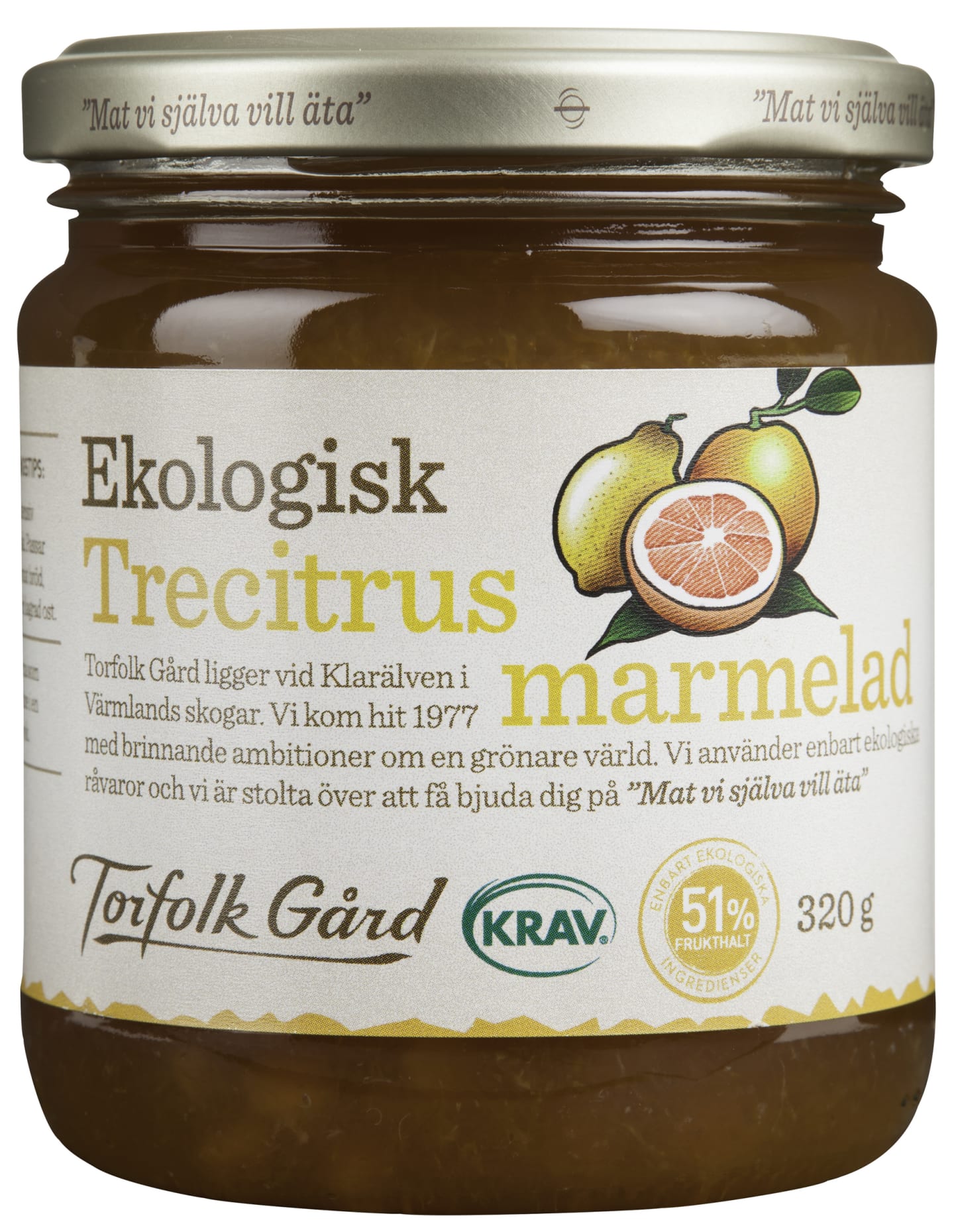 Trecitrusmarmelad 320g