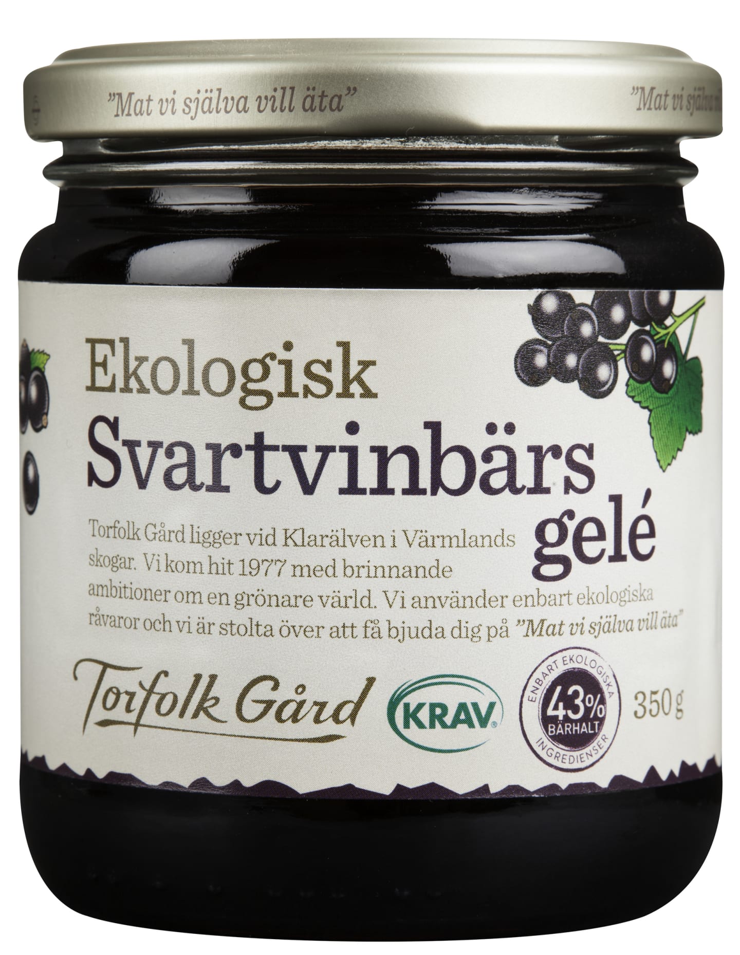 Svartvinbärsgelé 350g