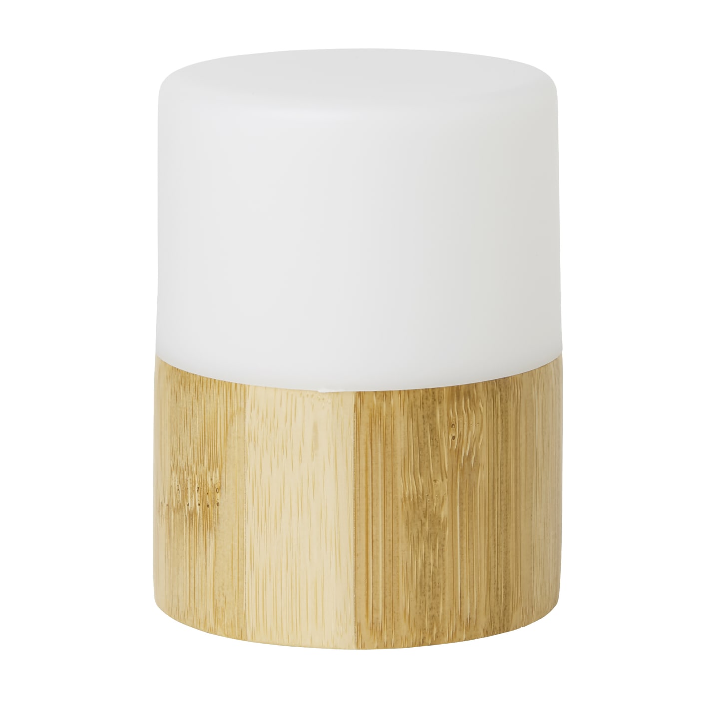 Ledljushållare Bright bambu 105x75mm