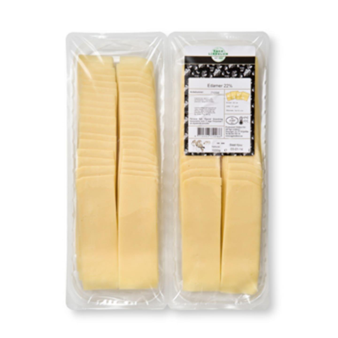 Edamer skivad 15x5cm 15g/1kg