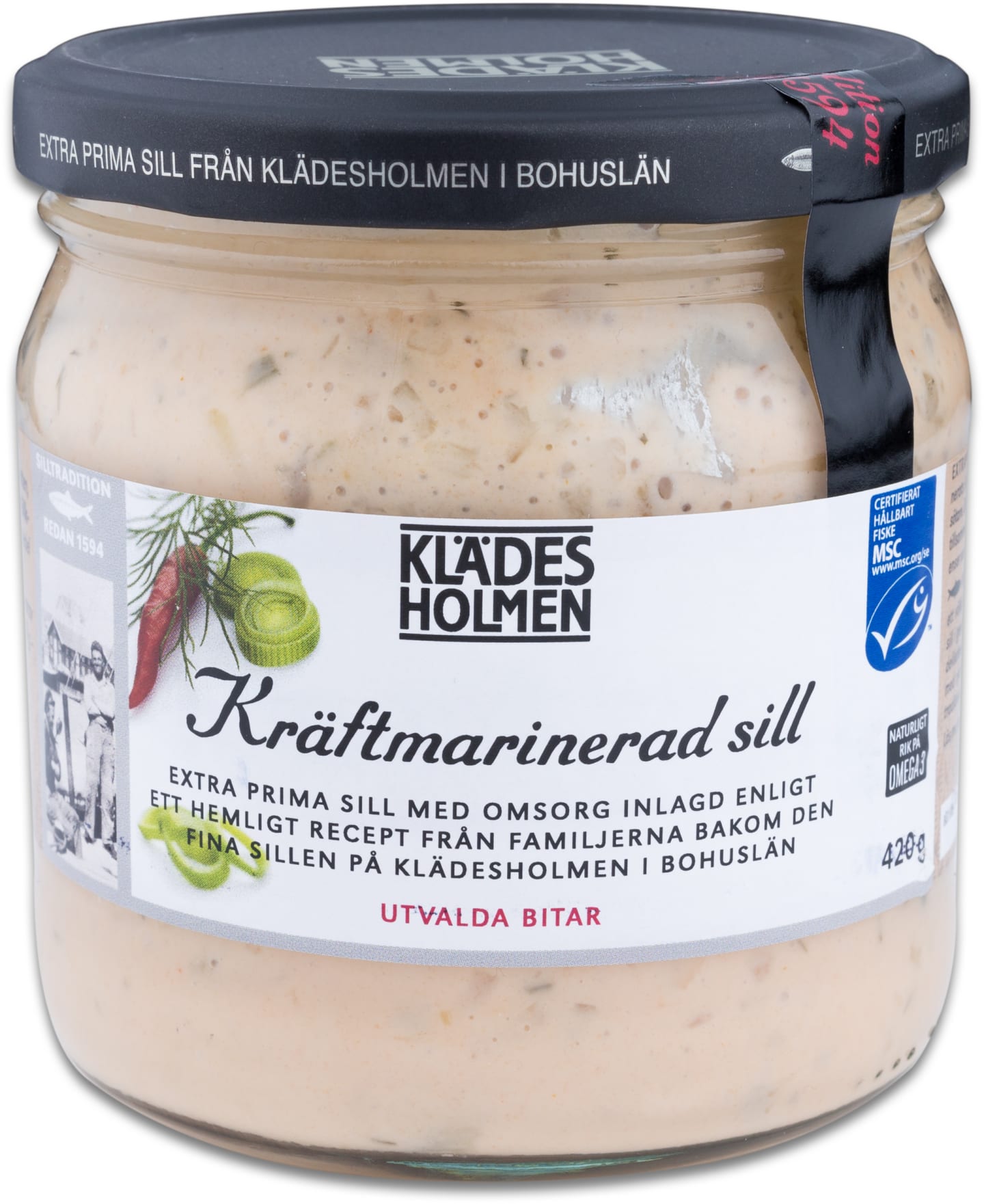 Kräftmarinerad sill MSC 420G - Bild 1 av 1