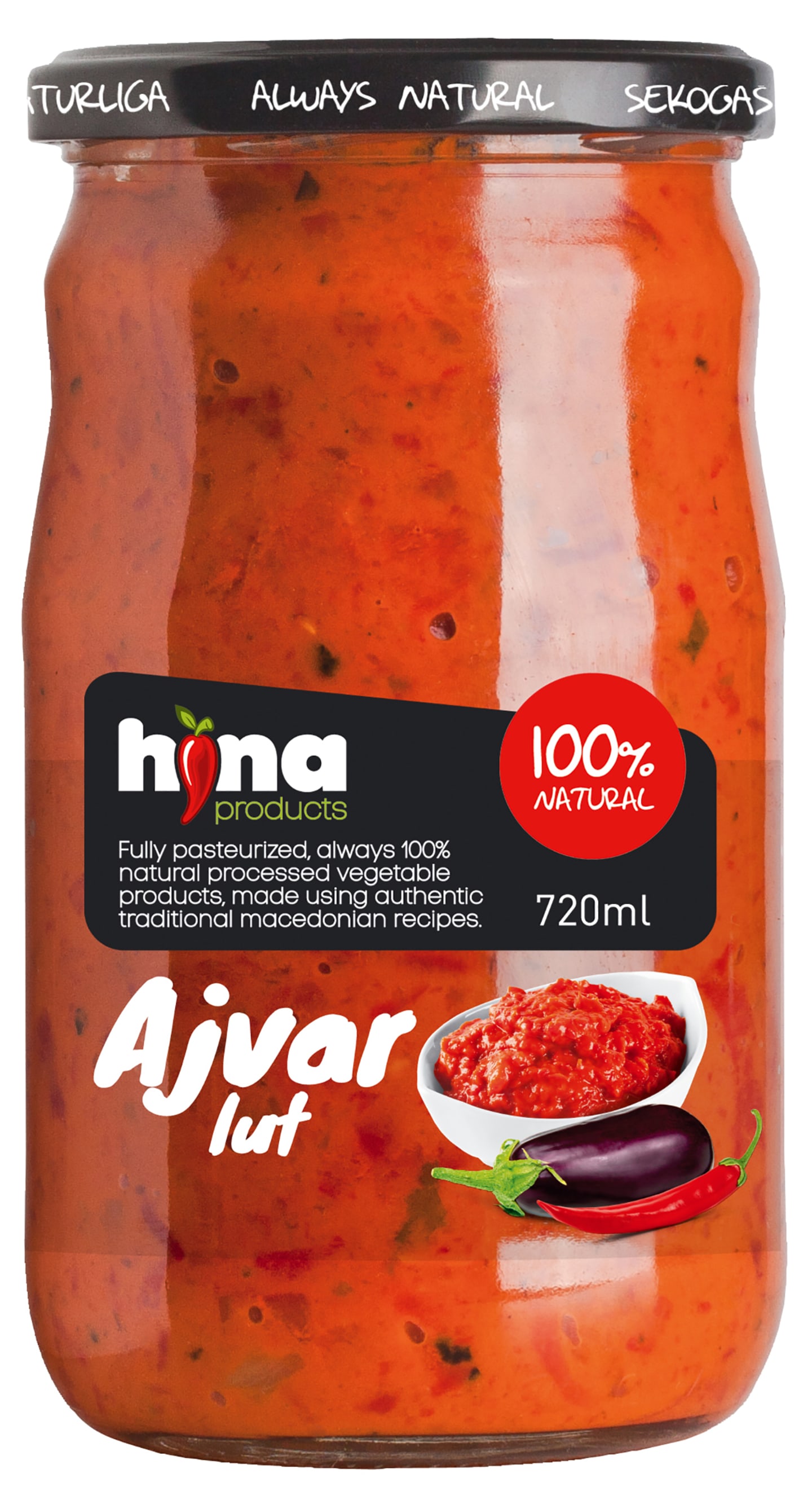 Ajvar stark 700g