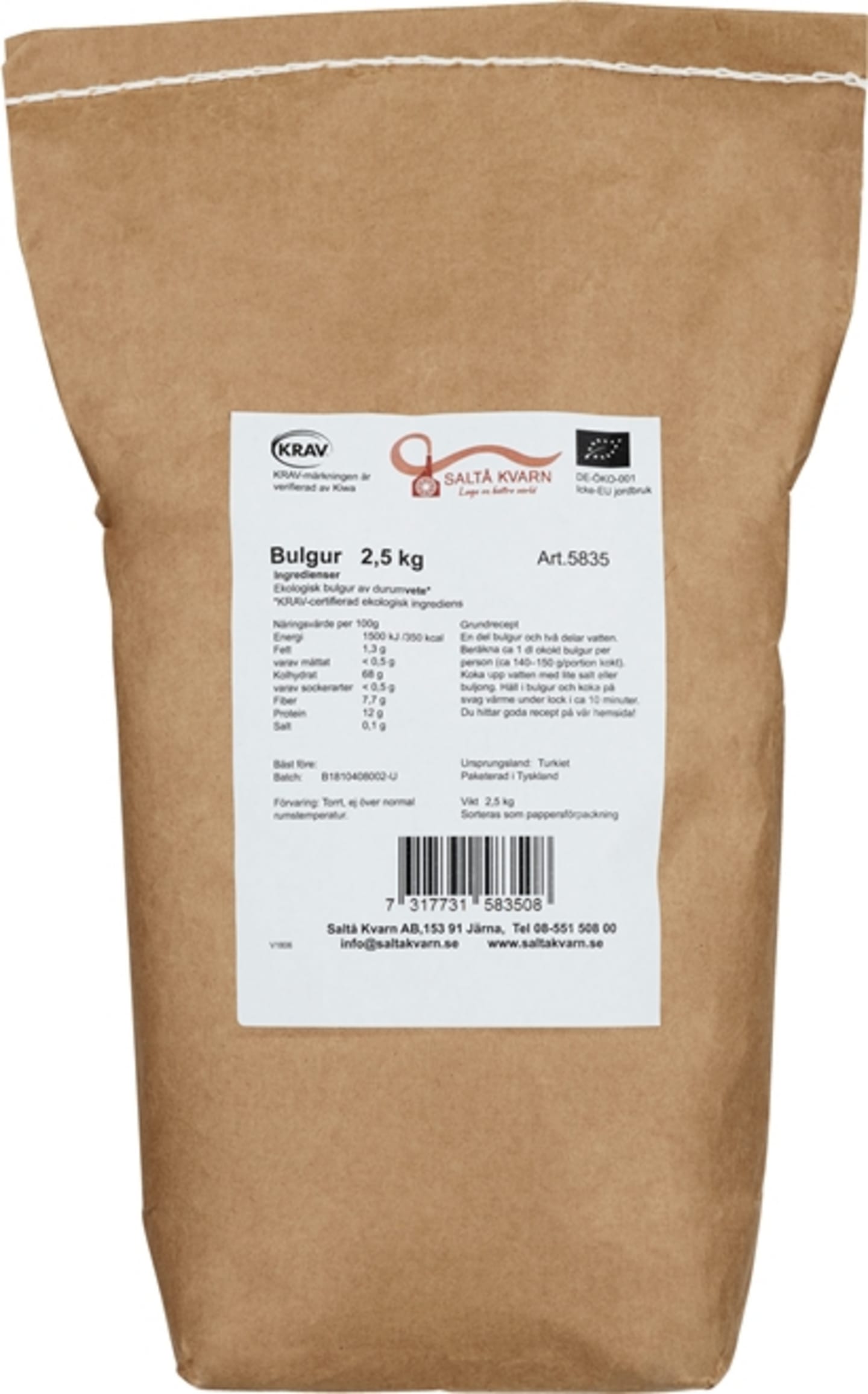 Bulgur 2,5kg