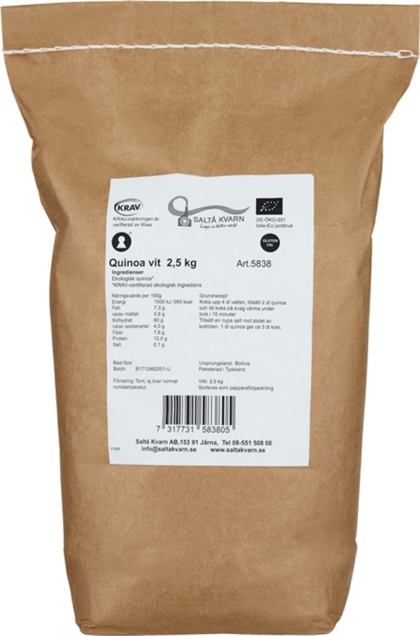 Quinoa Vit 2,5kg
