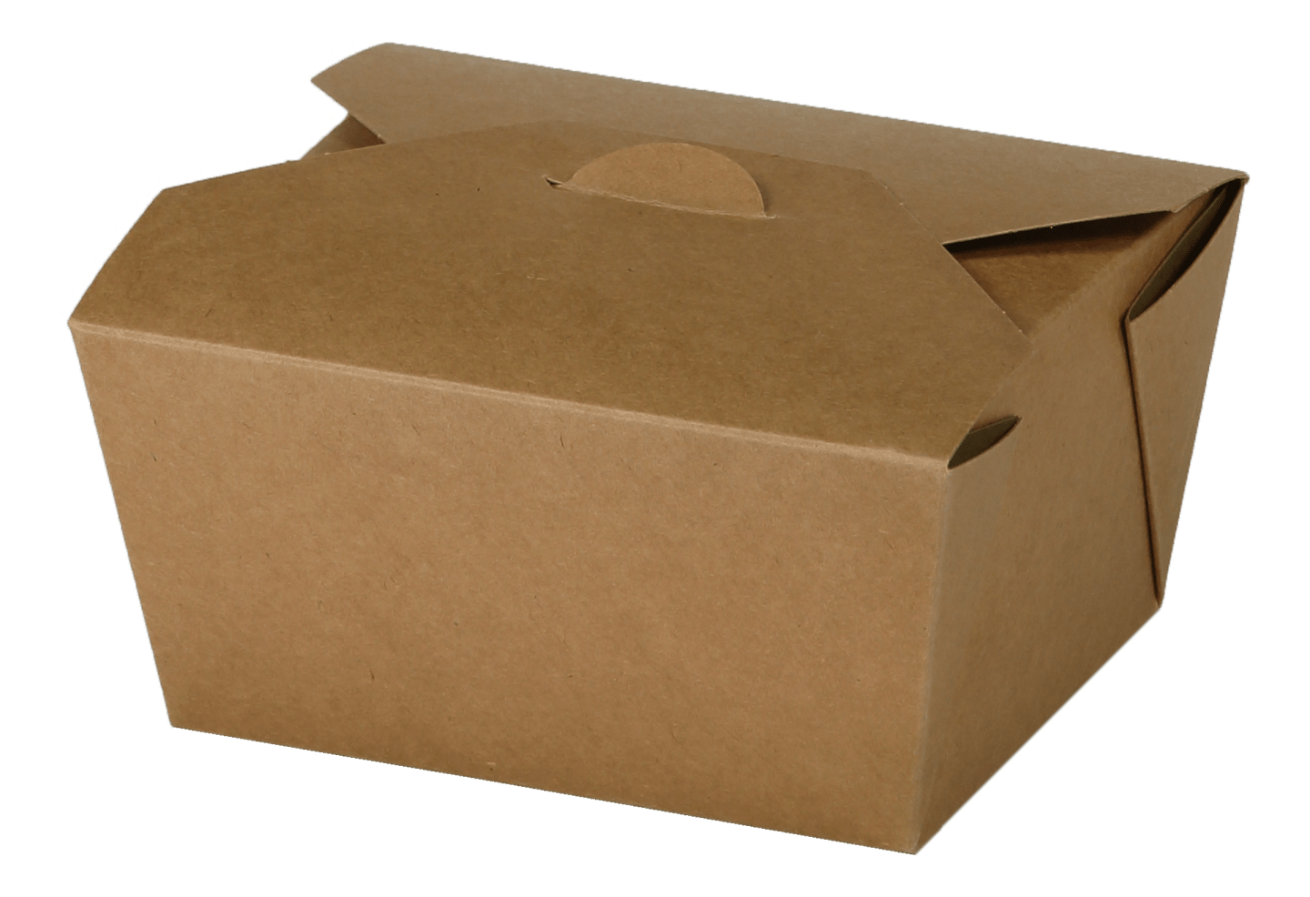 Hämtbox brun S 600ml 113x90x65mm 400st
