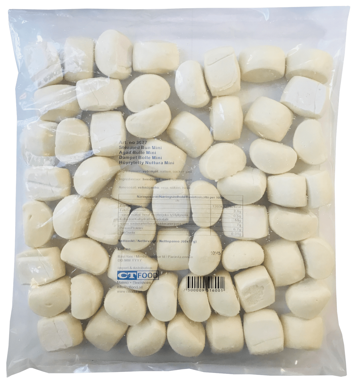 Steamed Bun Mini 60x17g