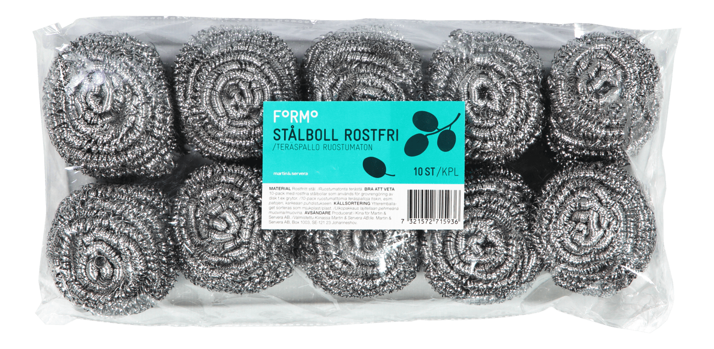 Stålboll rostfri 60g 10st - Bild 1 av 2