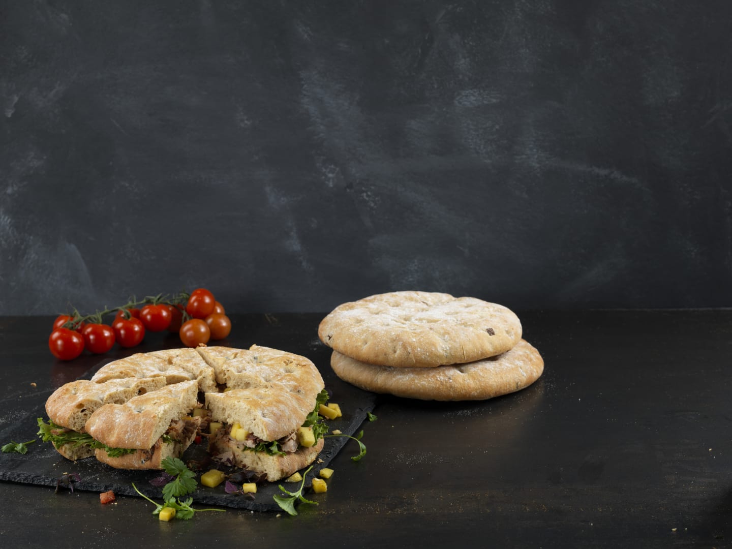 Focaccia tomat oliv 200g - Bild 1 av 2