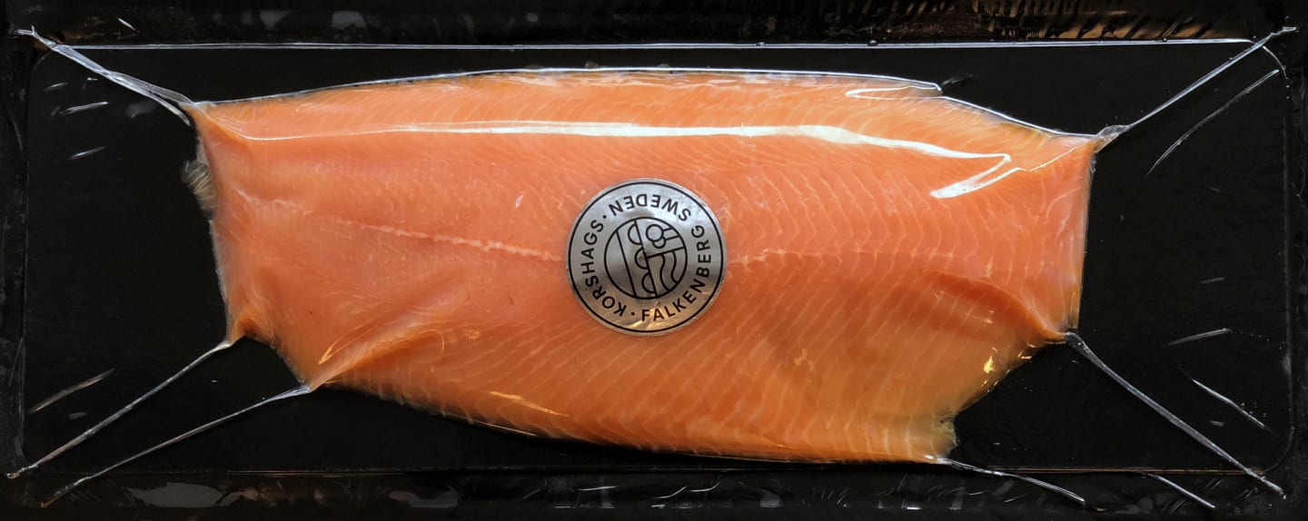 Lax kallrökt bufféskivad 1,1-1,5kg - Bild 1 av 3
