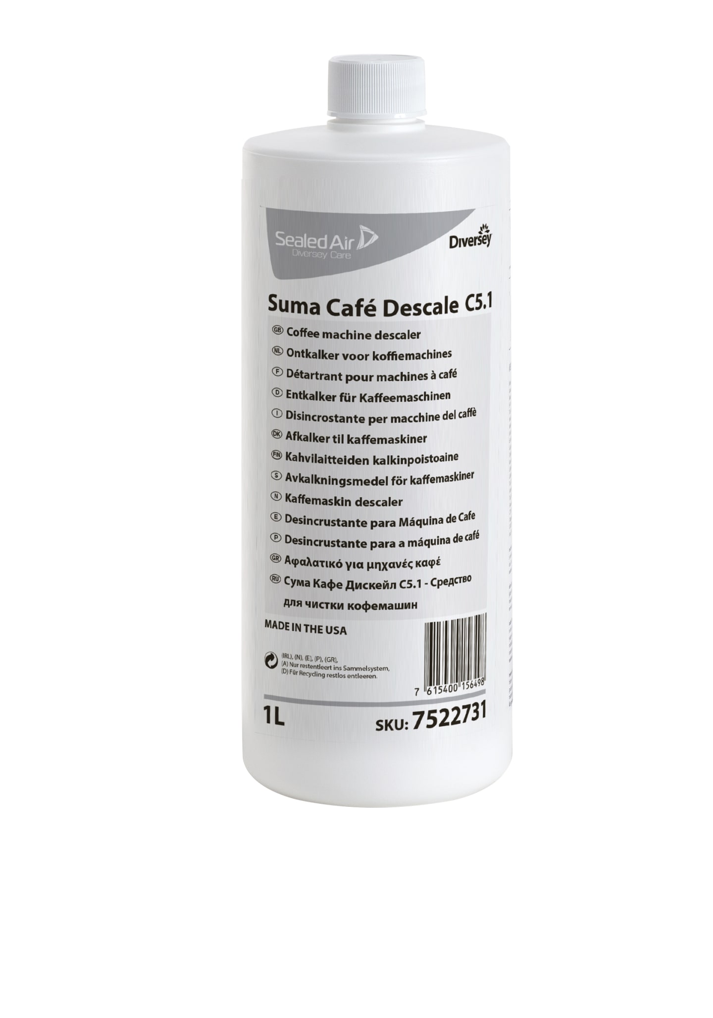 Avkalkning Suma cafe descal C5 1L