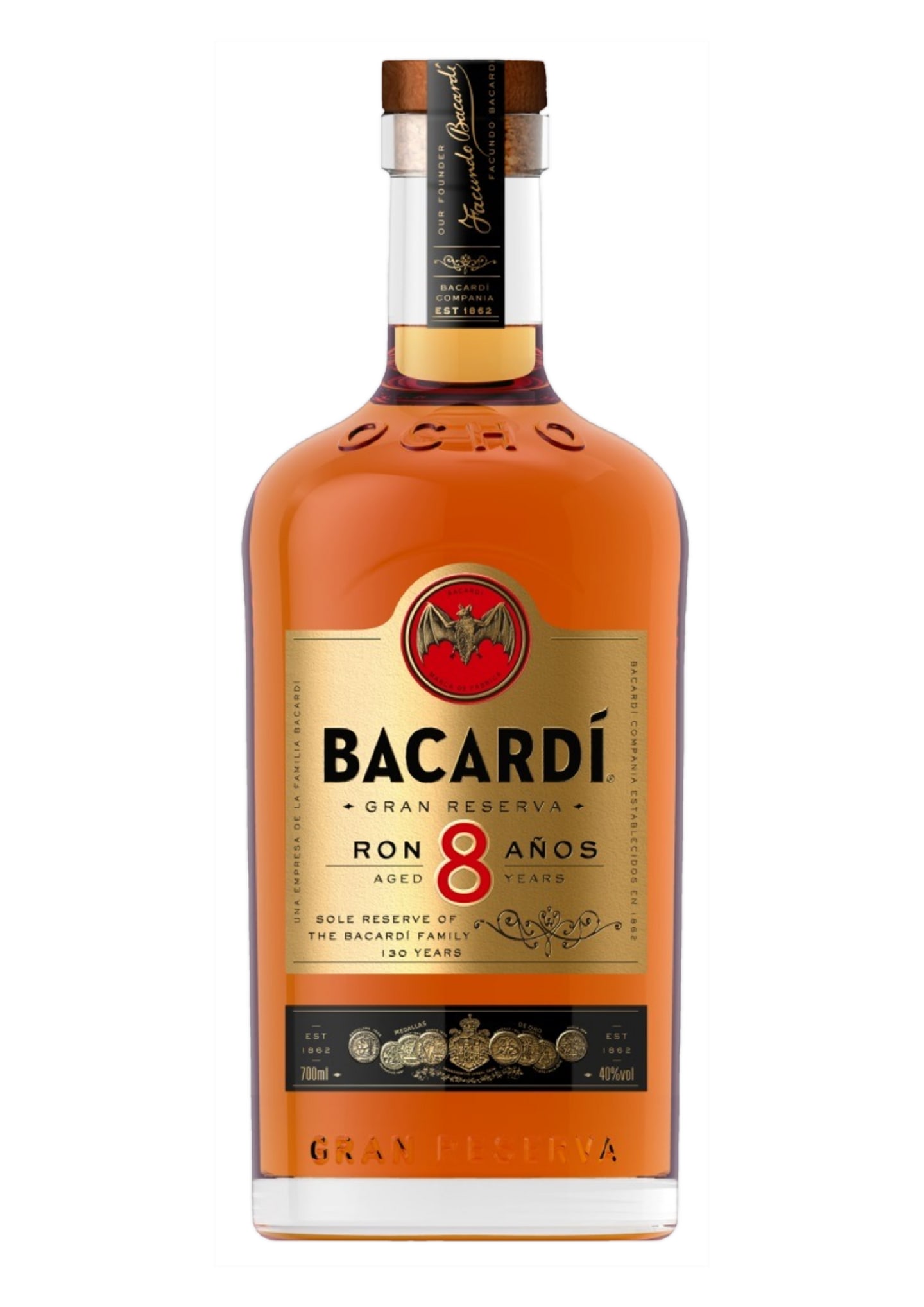 Bacardi 8 yo 70cl