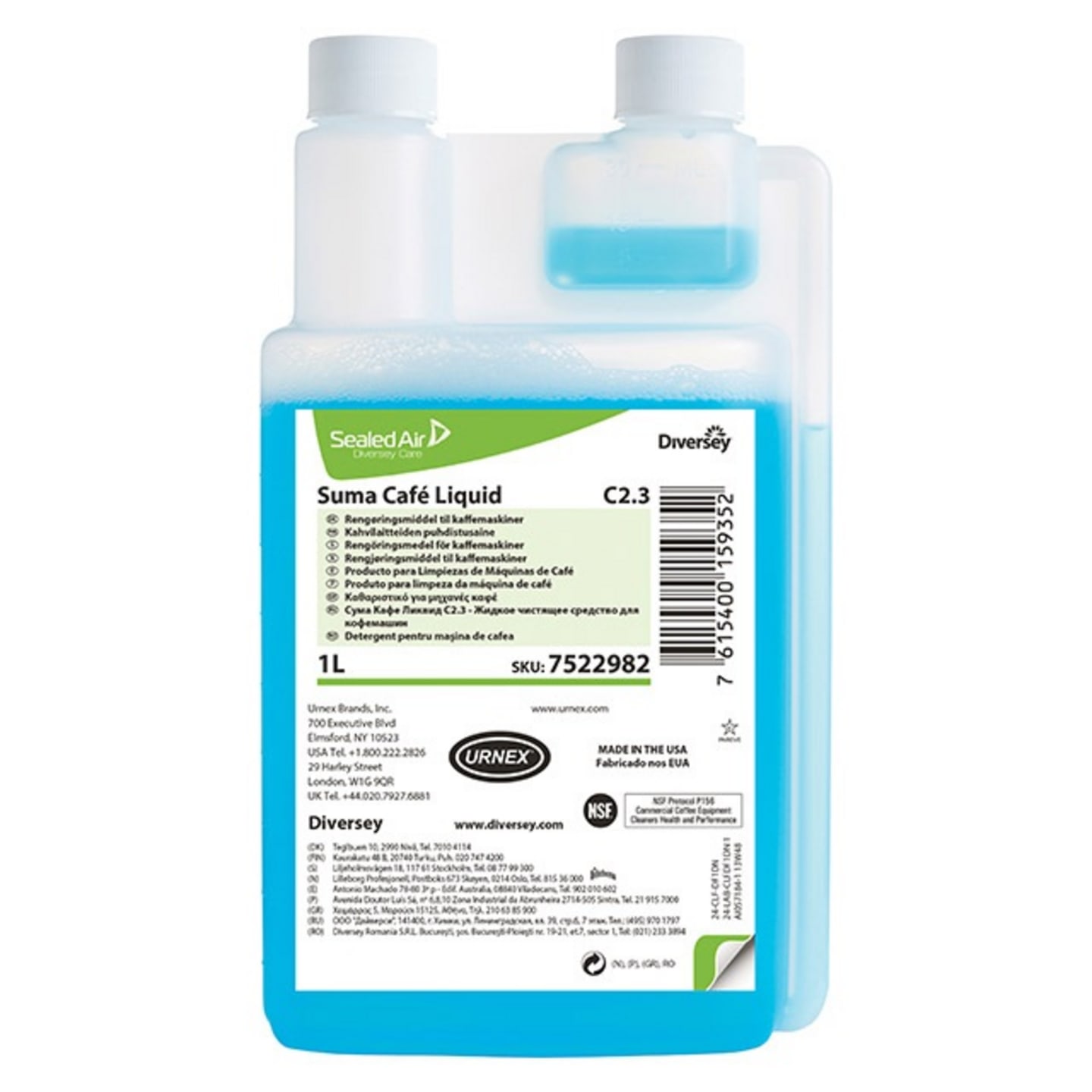 Suma C2 rengöring kaffemaskiner 1L