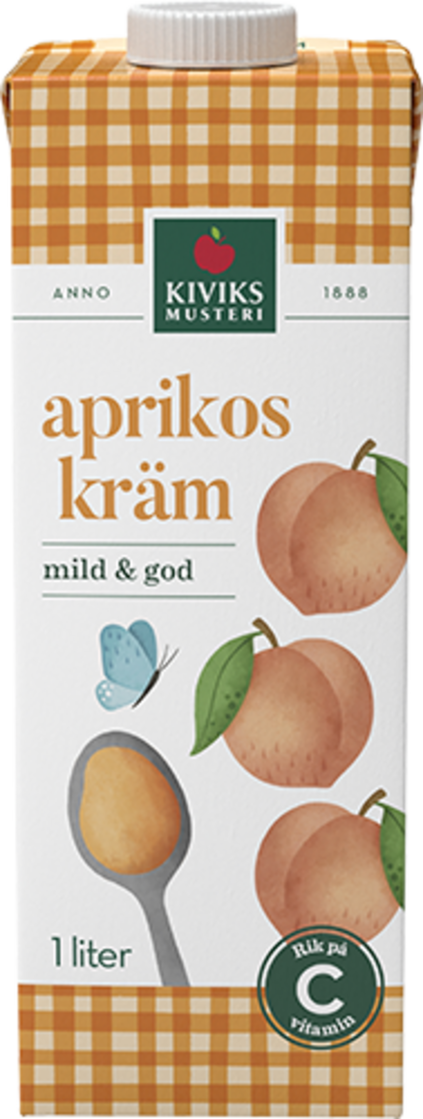 Aprikoskräm färdig 1L