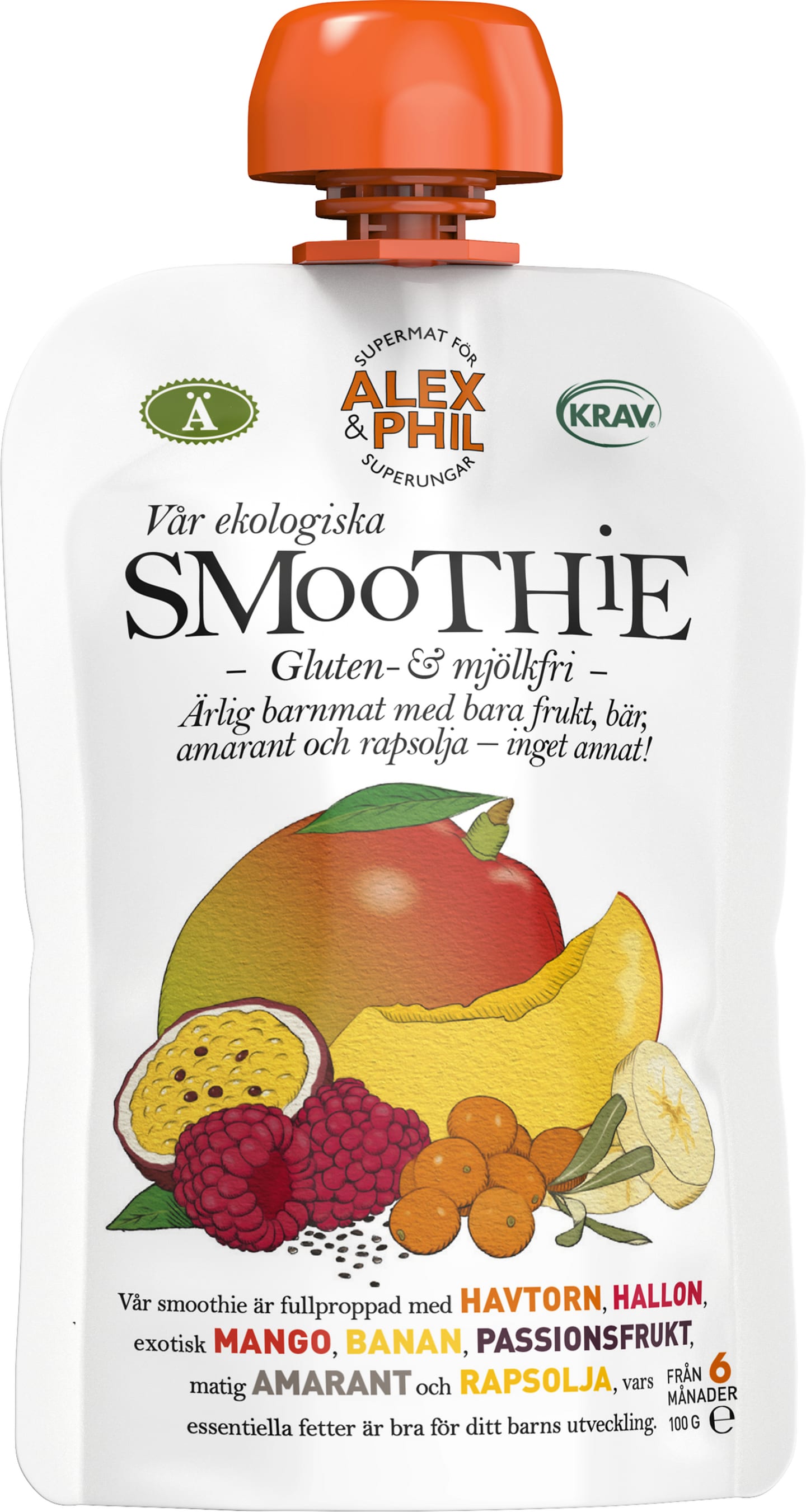 Barnmat smoothie havtorn man lfri 100g