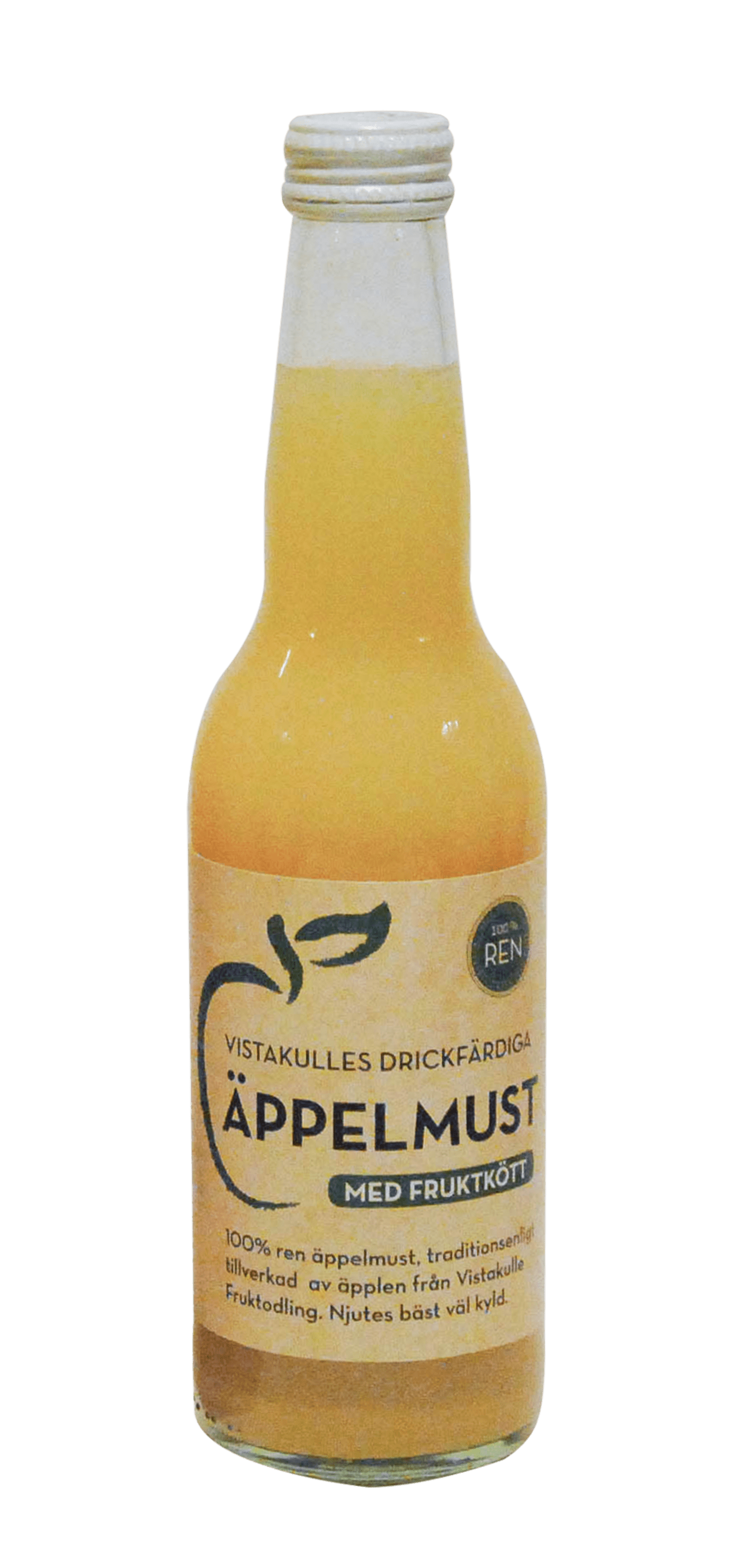 Äppelmust med Fruktkött 33cl
