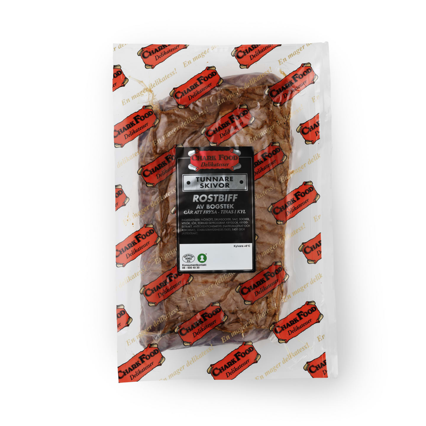 Rostbiff grillad skivad bog 1,3kg