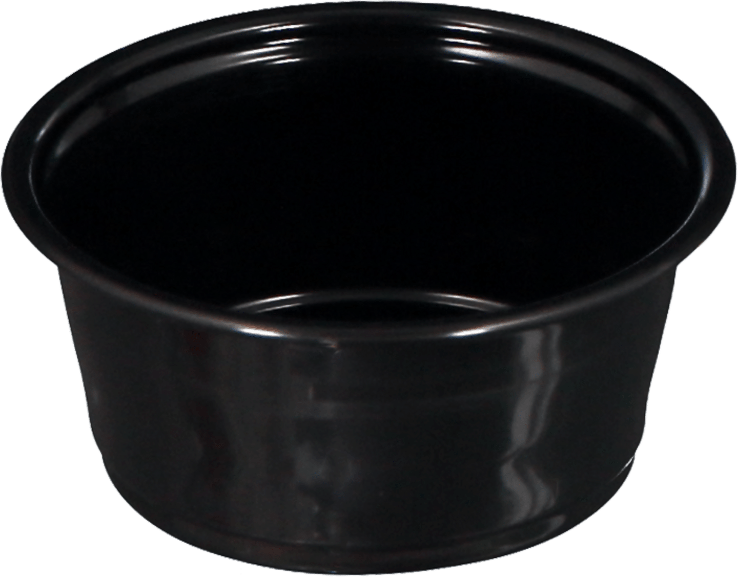 Dressingbägare 60ml svart PP 250st