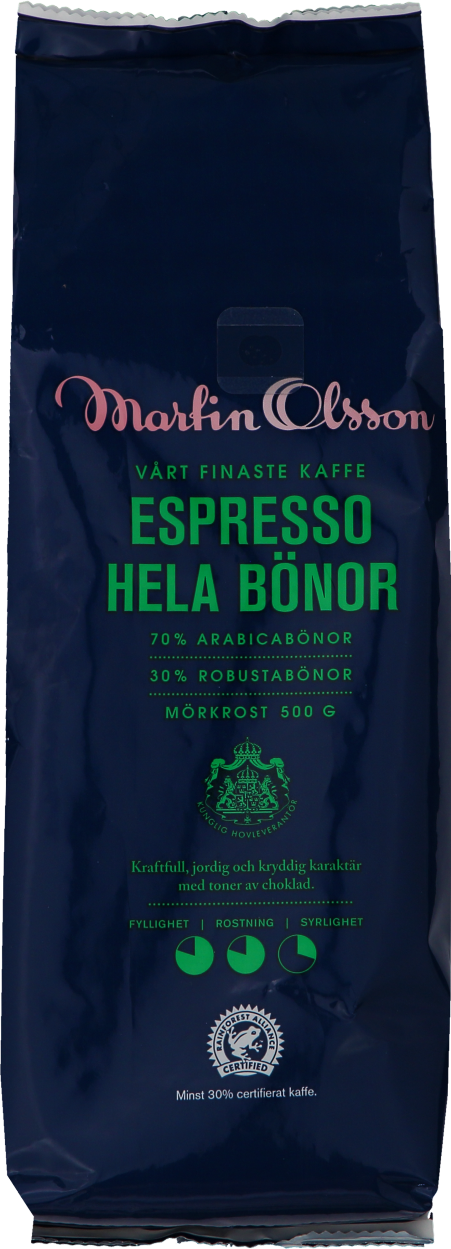 Martinkaffe espresso hel böna 500g
