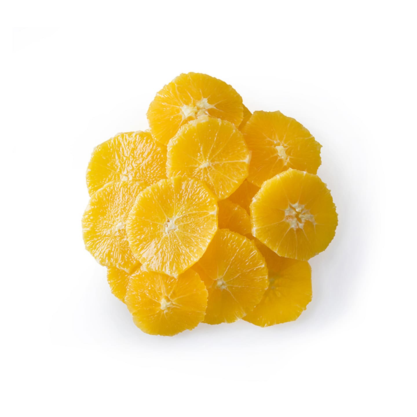 Apelsin skalad skivad 2X1kg