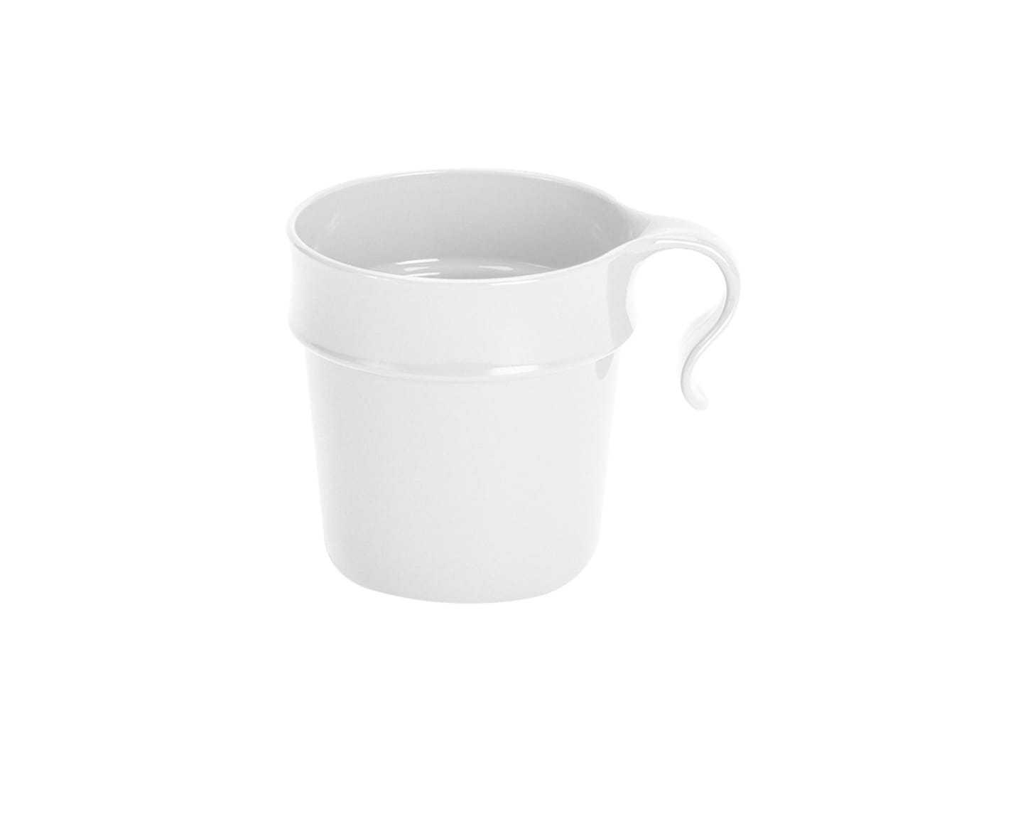 Plastmugg vit 30cl BPA fri