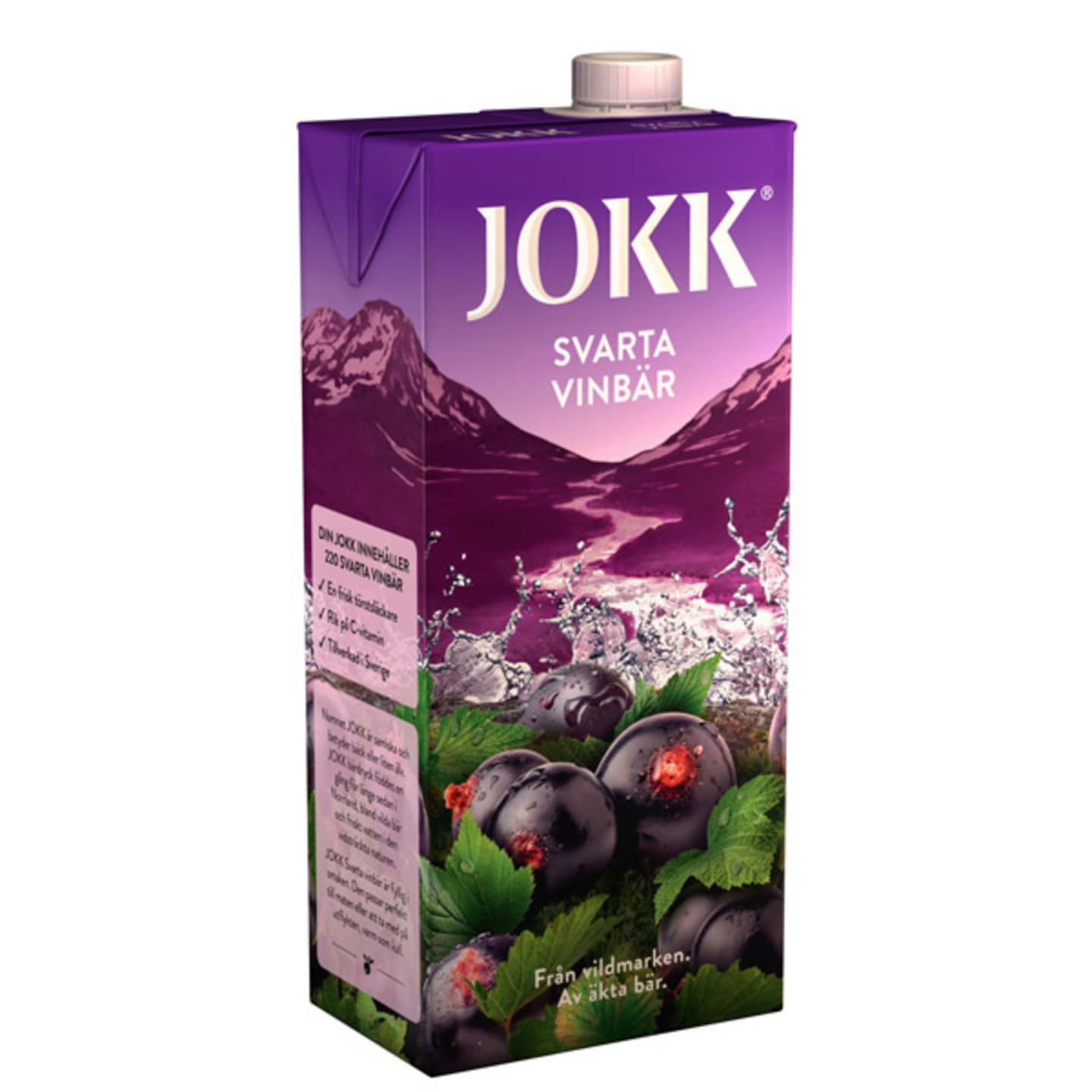 Svartvinbärdryck drickfärdig 1L - Bild 1 av 1