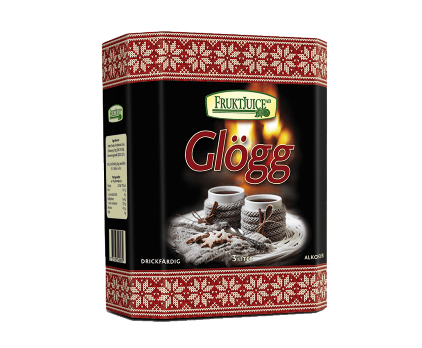 Glögg drickfärdig alkoholfri bib 3L