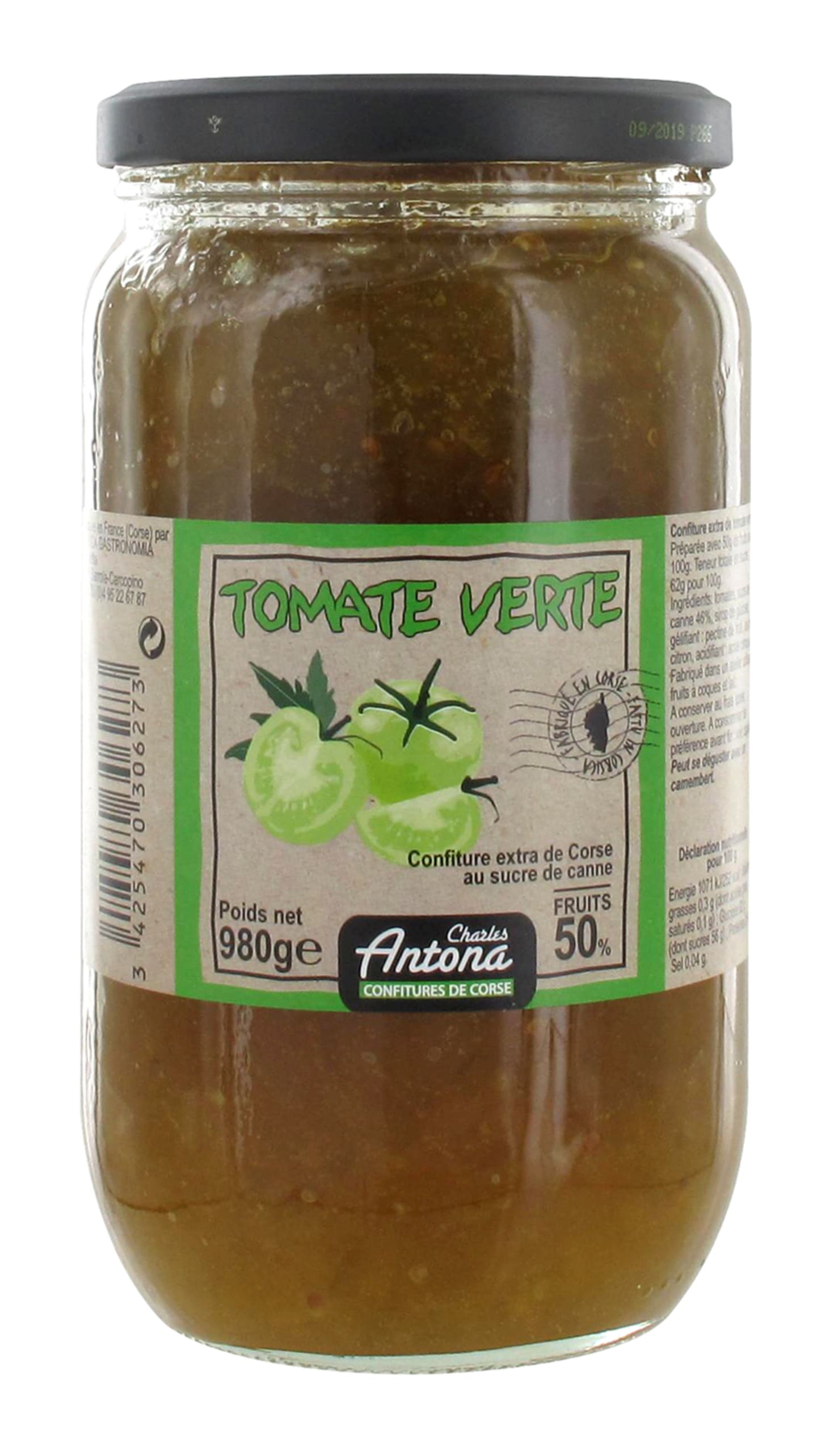 Grön tomatmarmelad 980g