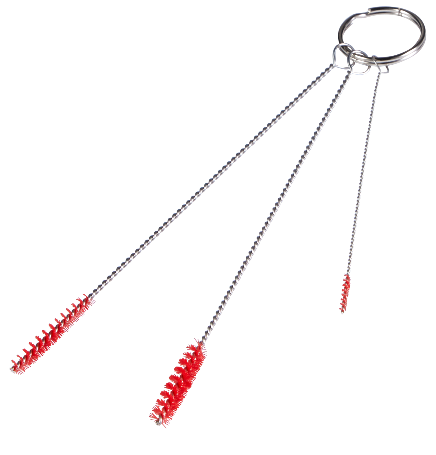 Rengöringsborstar 2,5,6mm röd 3st