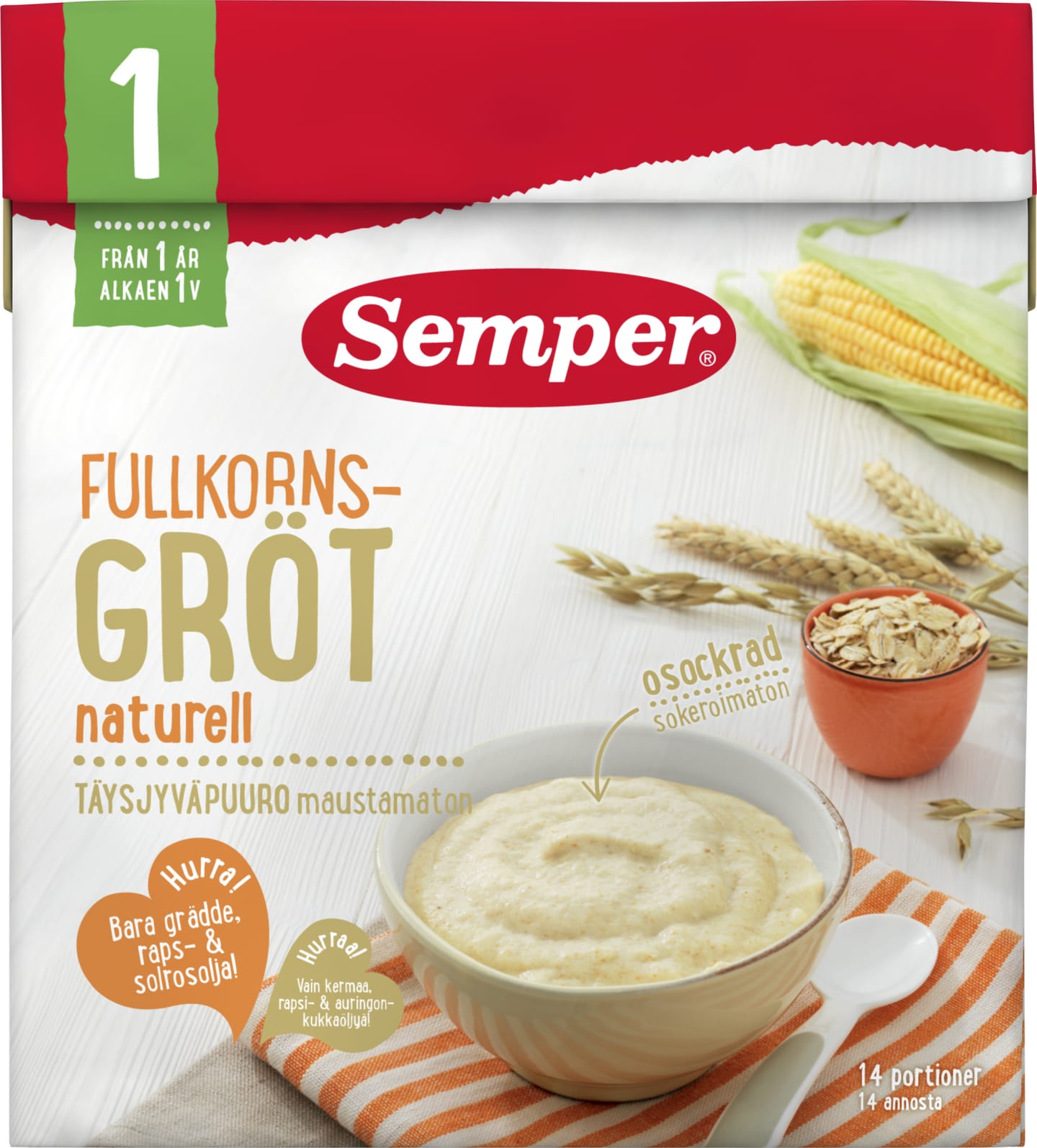 Fullkornsgröt 12mån 470g