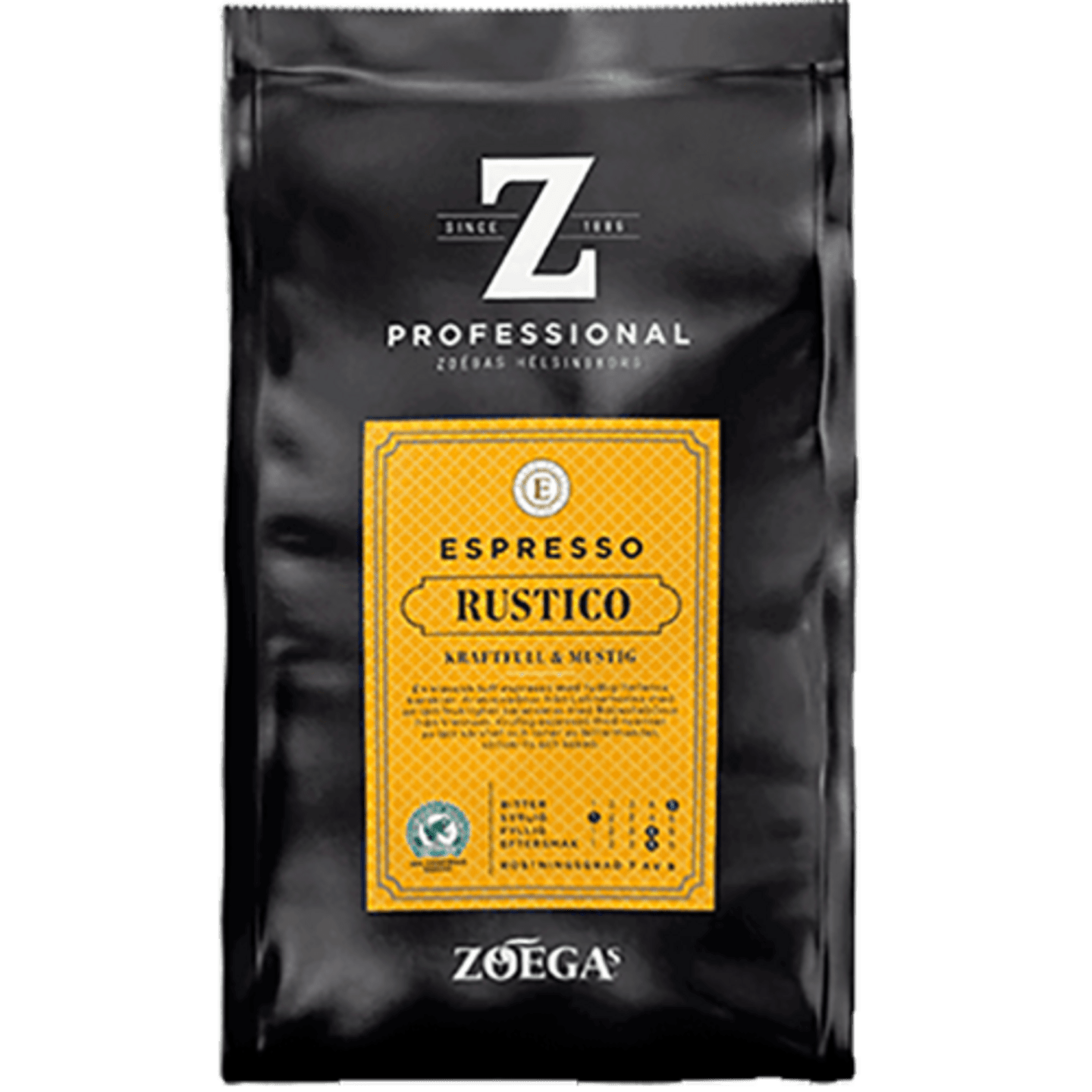 Zoégas Espresso Rustico hel böna 500g