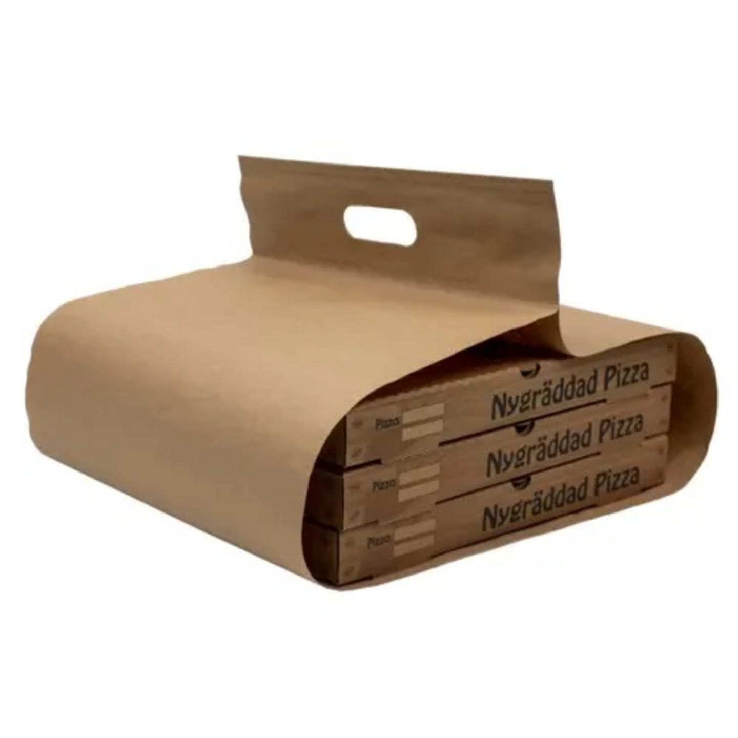 Bärkasse pizza öppen 35x38x15cm 250st