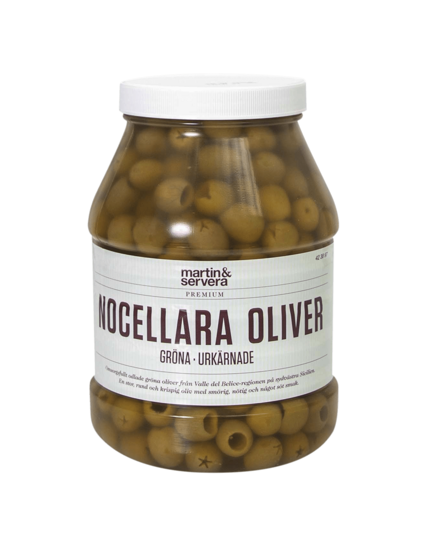 Oliv grön Nocellara 2,3 kg - Bild 1 av 2