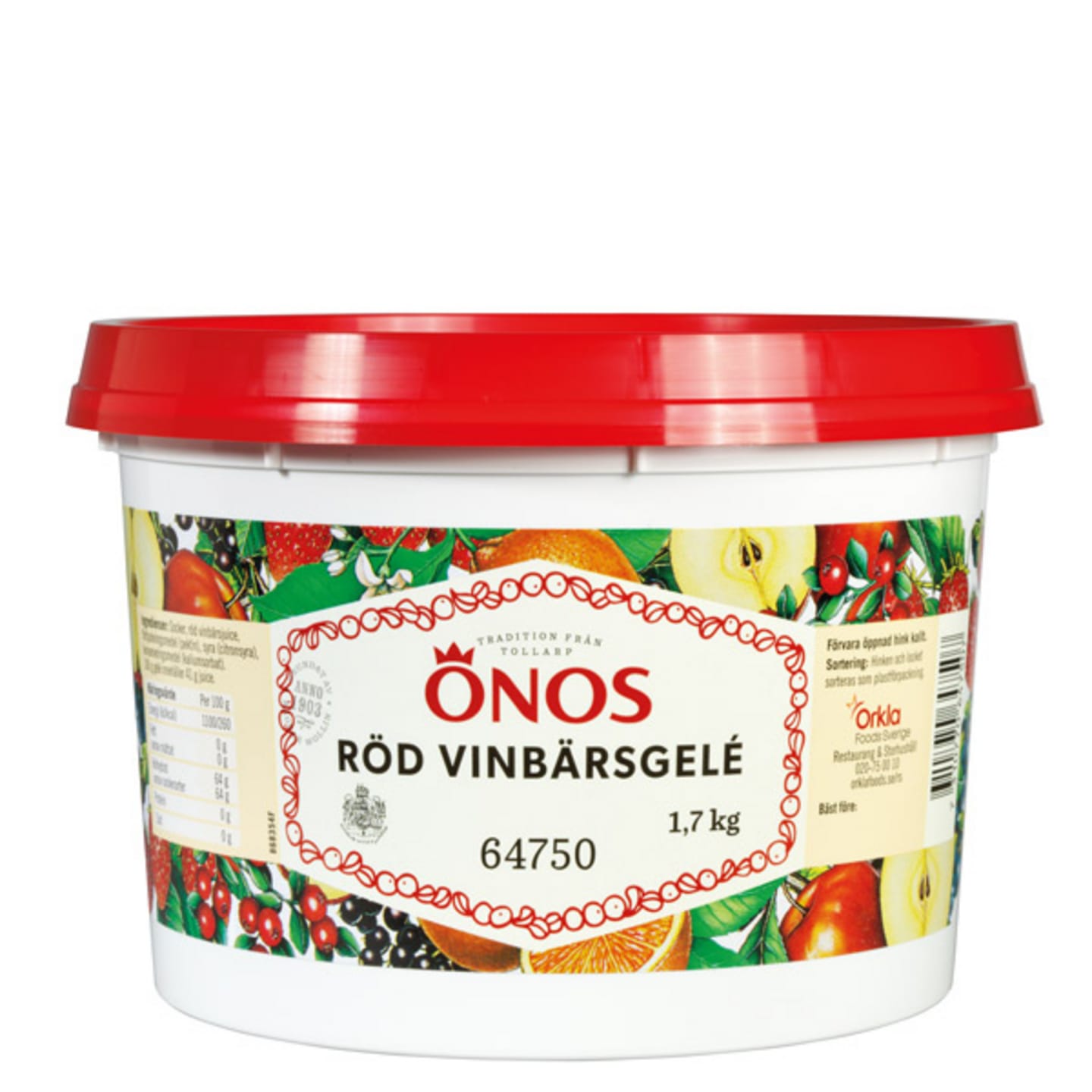 Rödvinbärsgelé 1,7kg