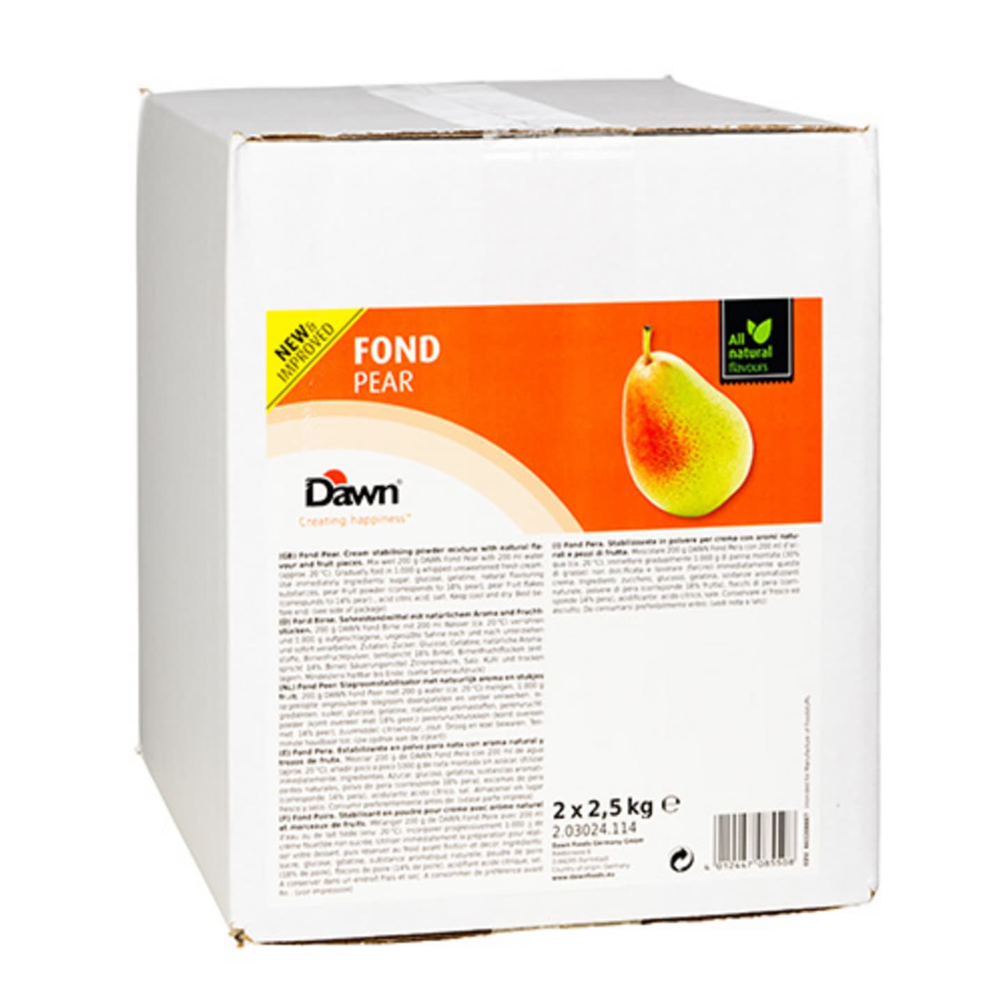 Gräddmousse päron 5kg - Bild 1 av 2