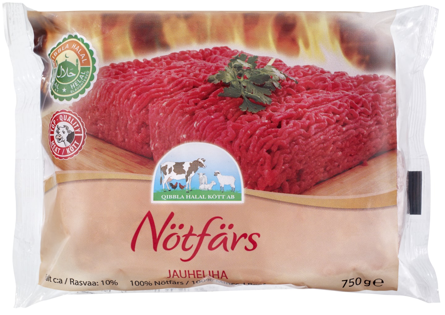 Nötfärs 10% 750g - Bild 1 av 1