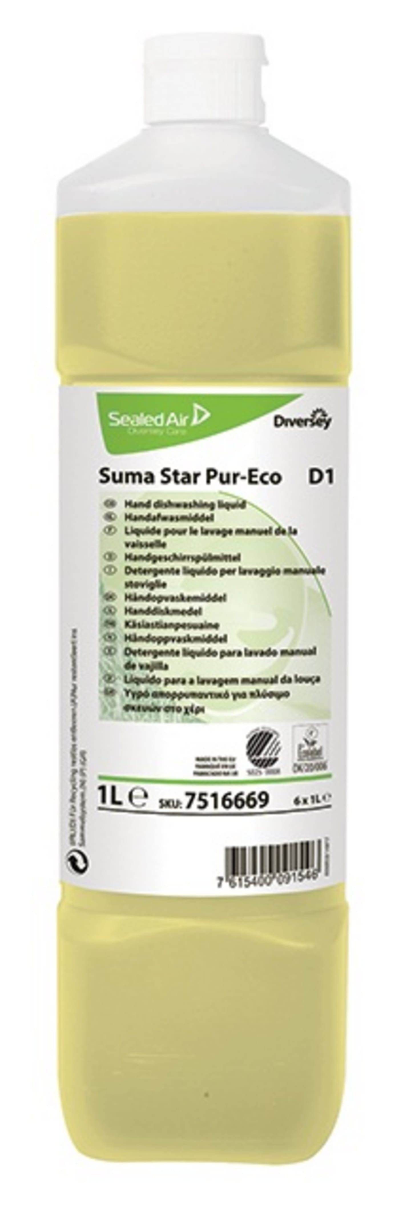 Handdiskmedel Suma star pur-eco 1L