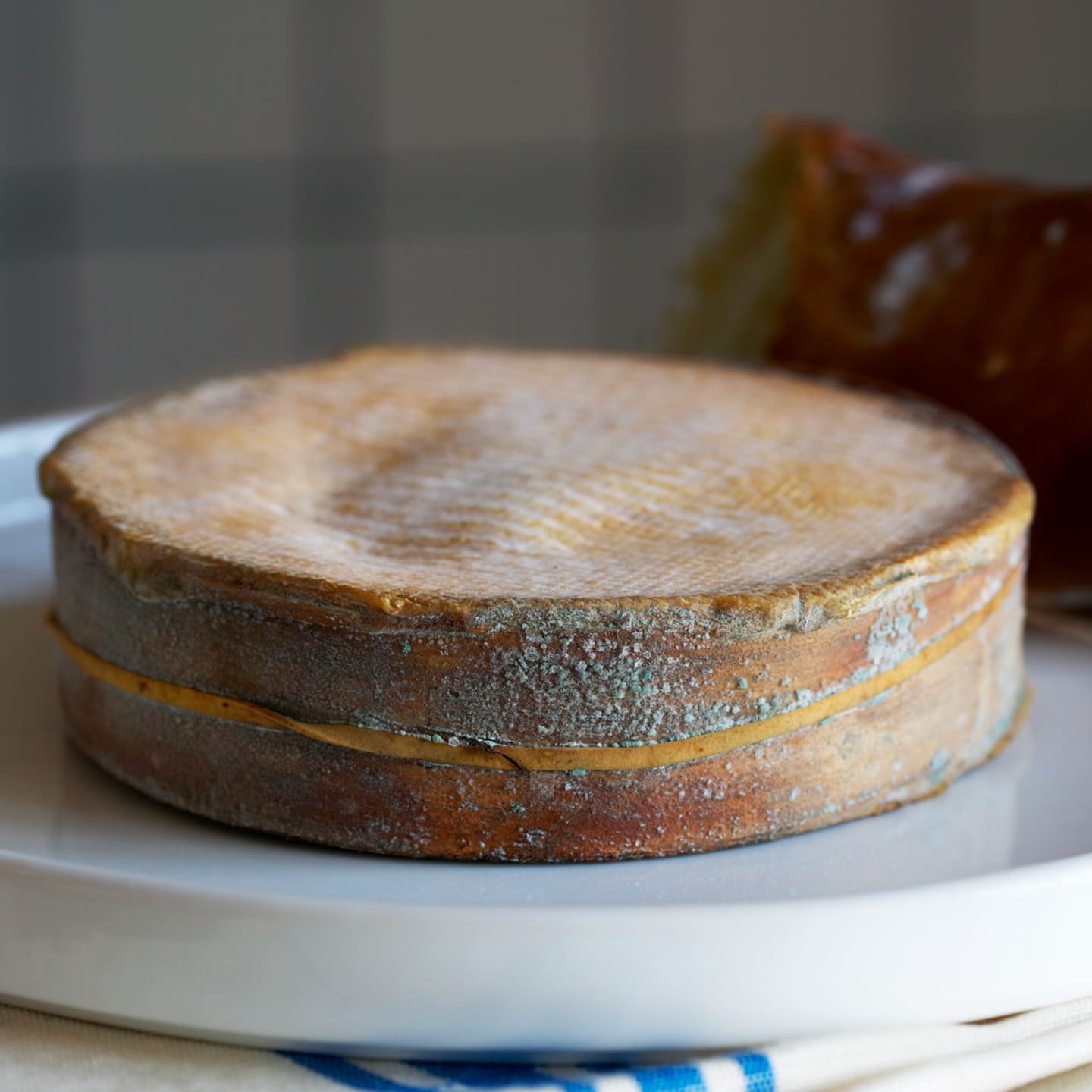 Granbarksost kitt/vitmögel 450g