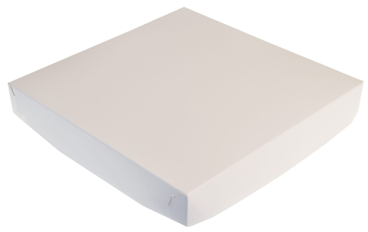 Tårtlock till kartong vit 28x28x4 100st