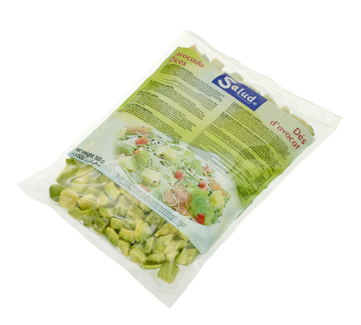 Avocado tärnad 500g