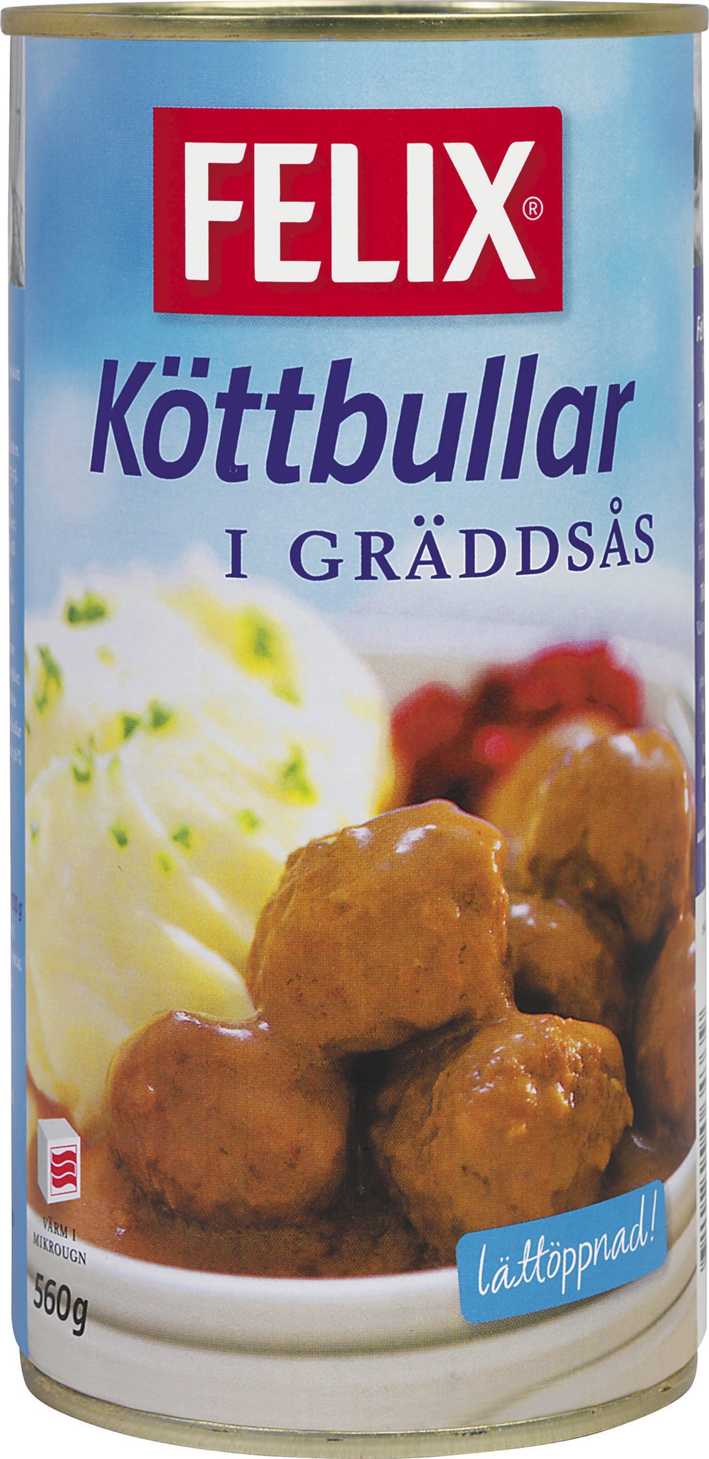 Köttbullar med gräddsås 560g