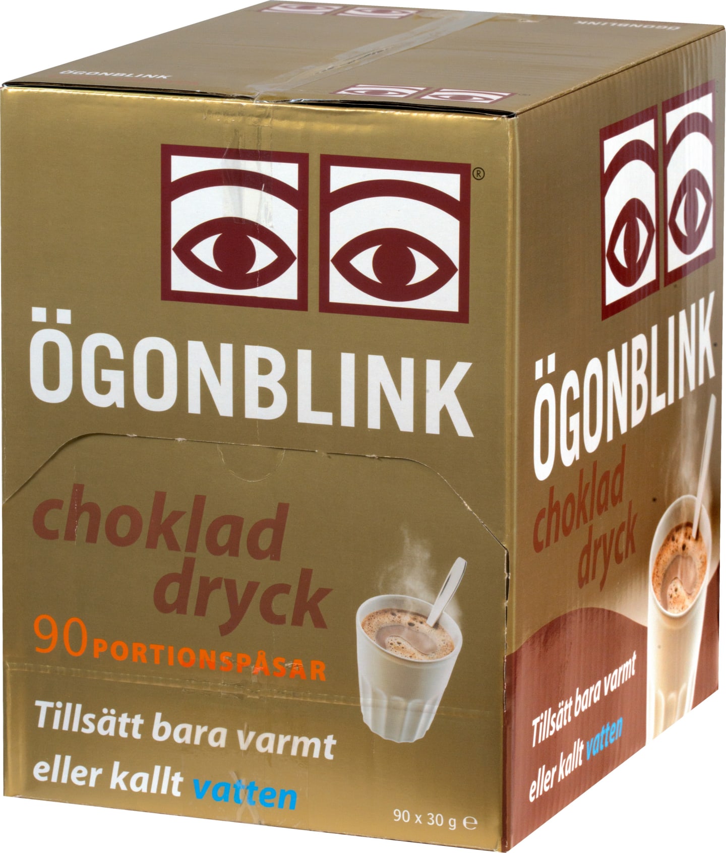 Ögonblink chokladdryck 90x30g