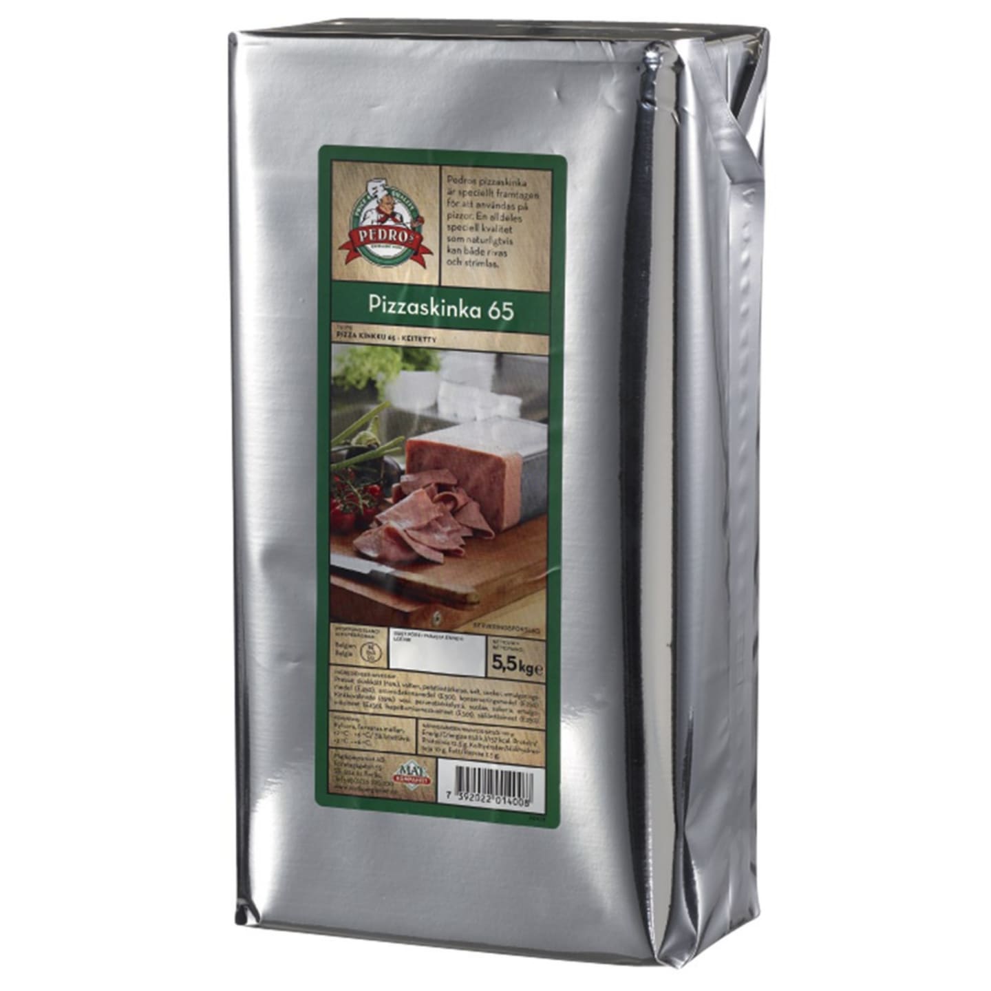 Pizzaskinka silver 5,5kg