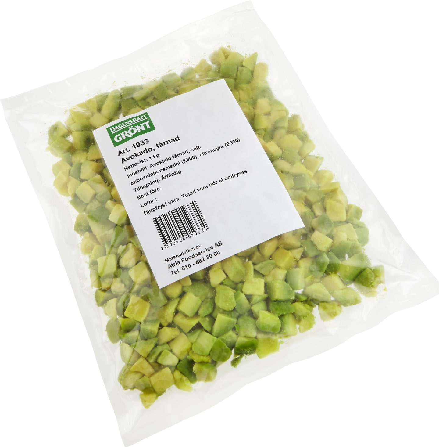 Avocado tärnad 1kg - Bild 1 av 2