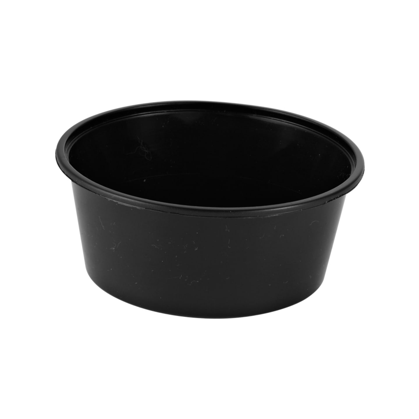 Mikroskål rund svart 370ml 50st
