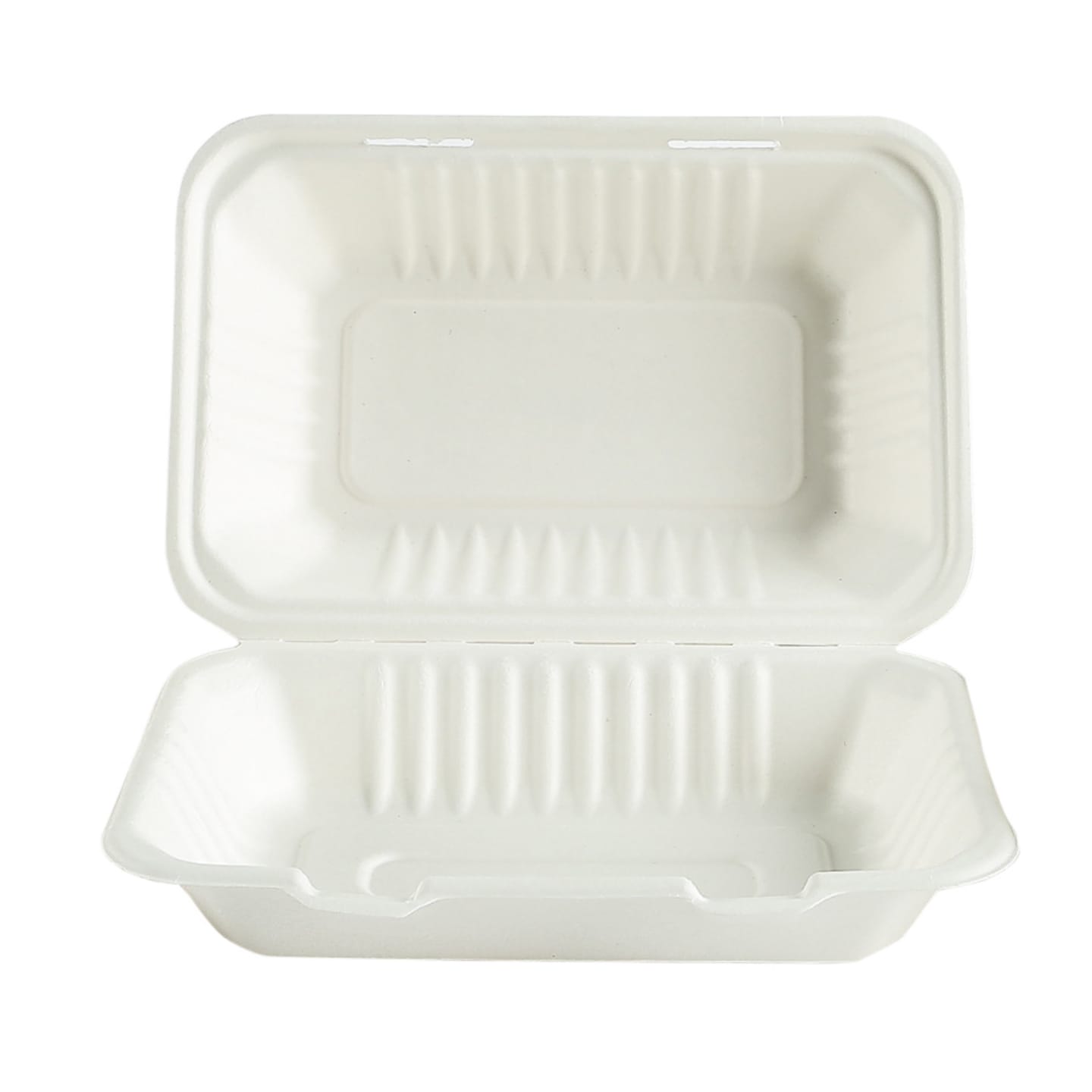 Hämtbox bagasse 230x157x80mm vit 250st - Bild 1 av 1
