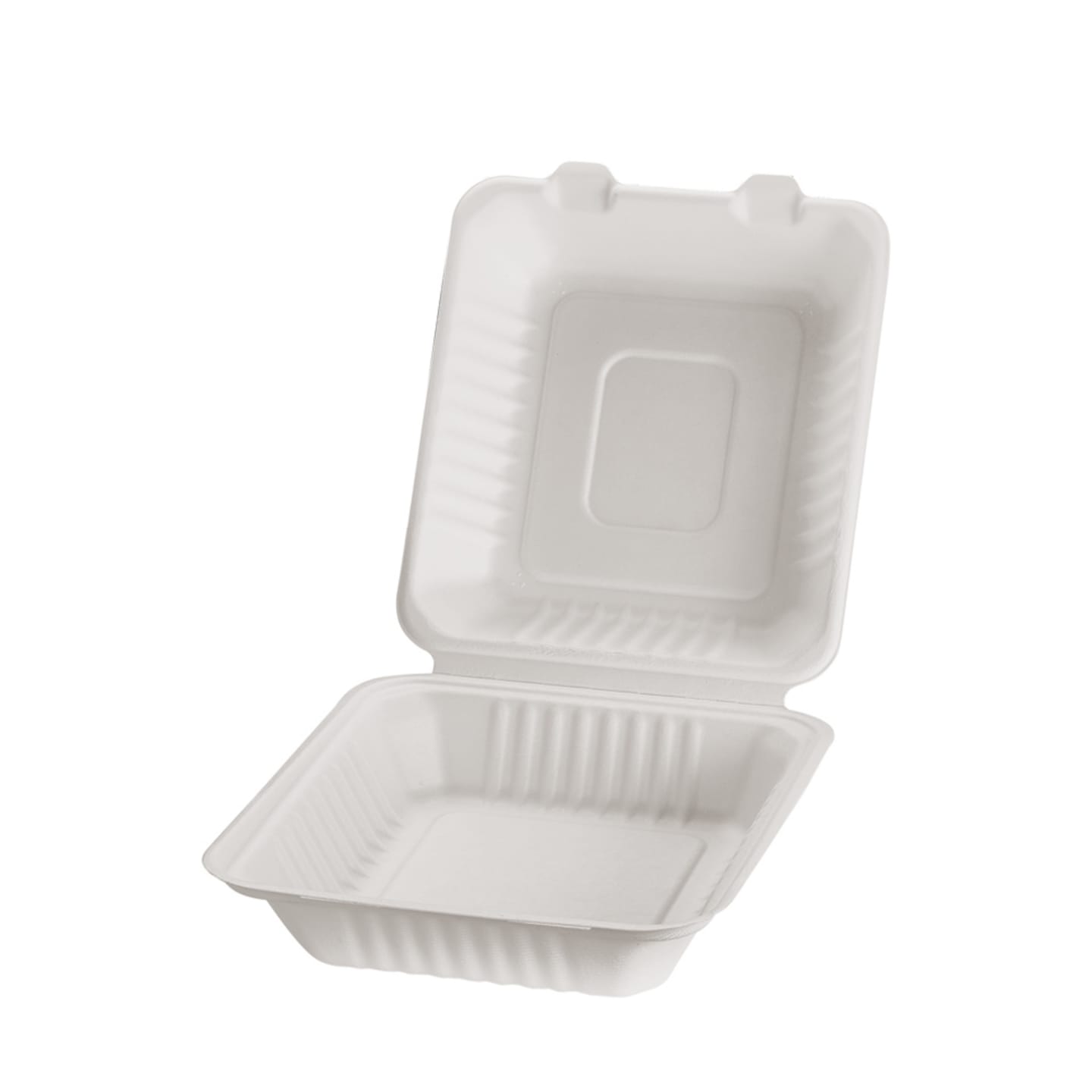 Hämtbox bagasse 1F 217x202x79mm vit 200st - Bild 1 av 1