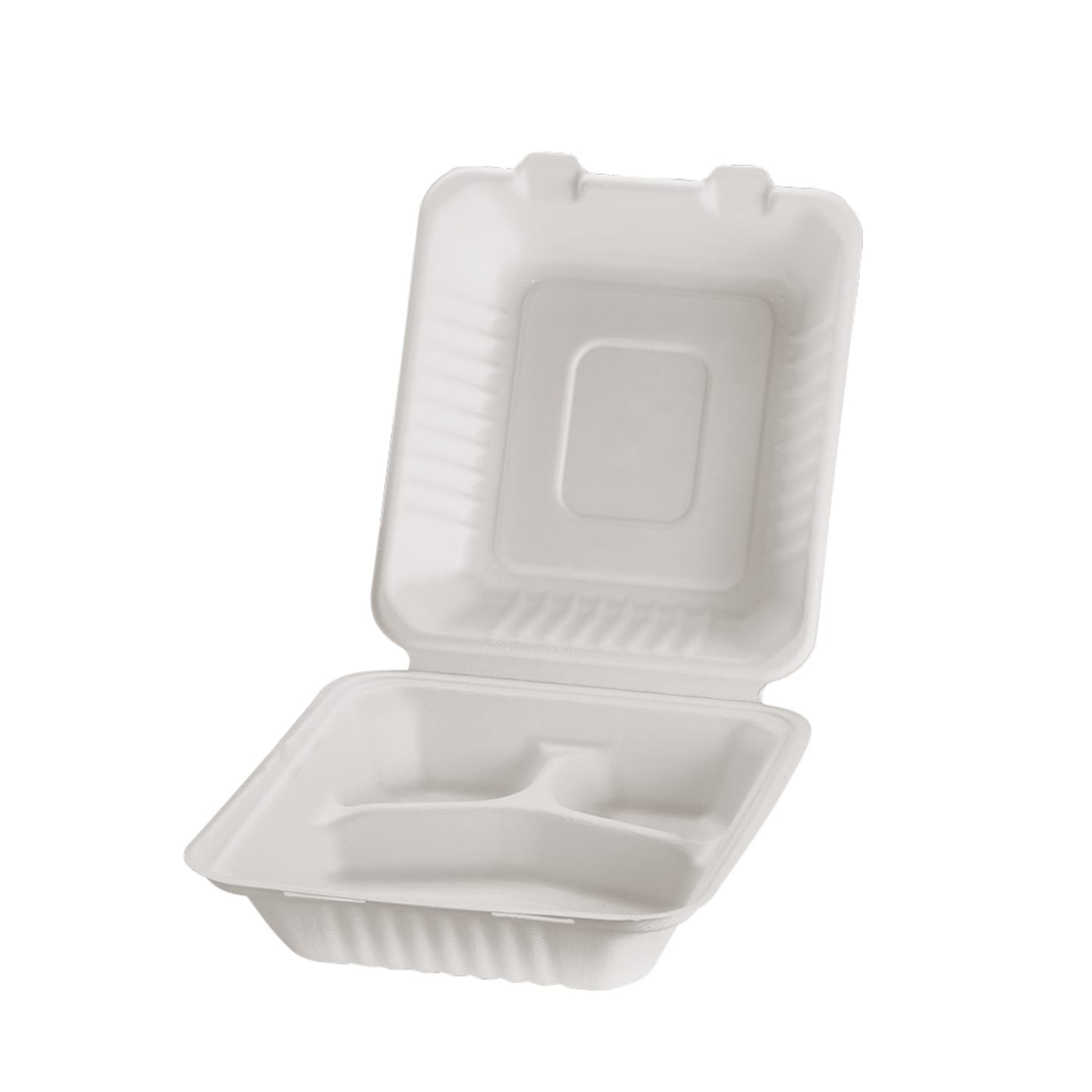 Hämtbox bagasse 217x202x79mm vit 200st - Bild 1 av 1